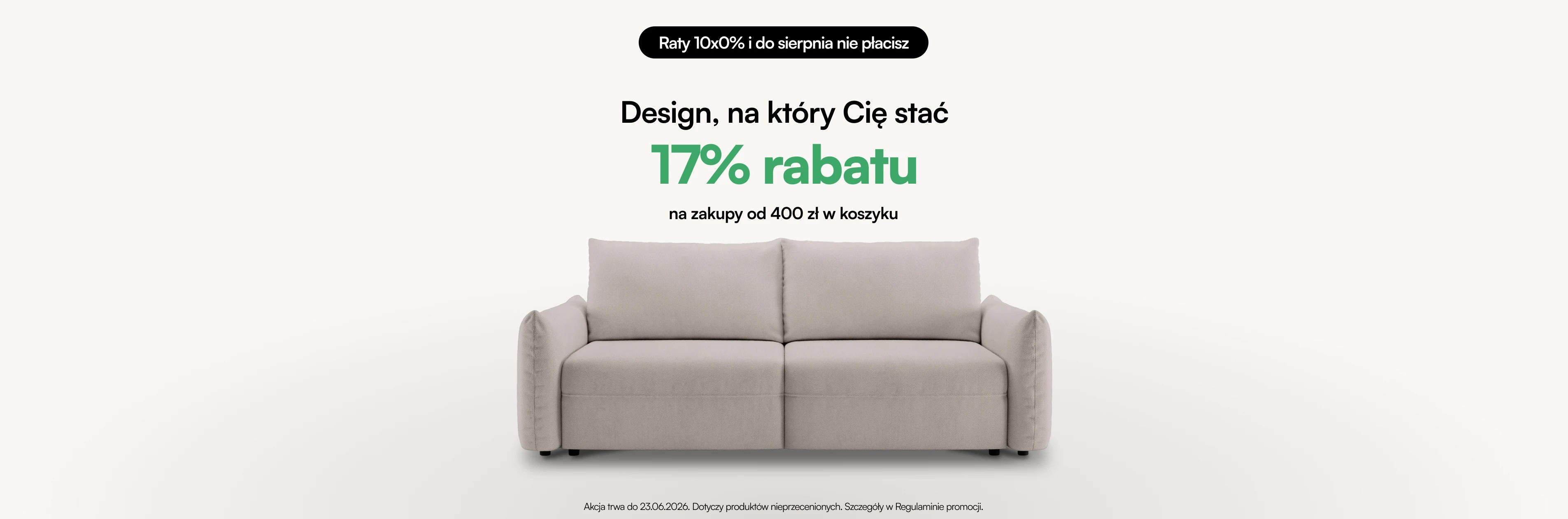 Kup taniej z kodem RABAT17