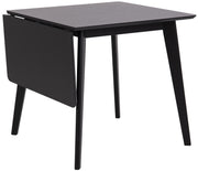 Stół do jadalni rozkładany Gemirro 80-120x80 cm dąb czarny fornir