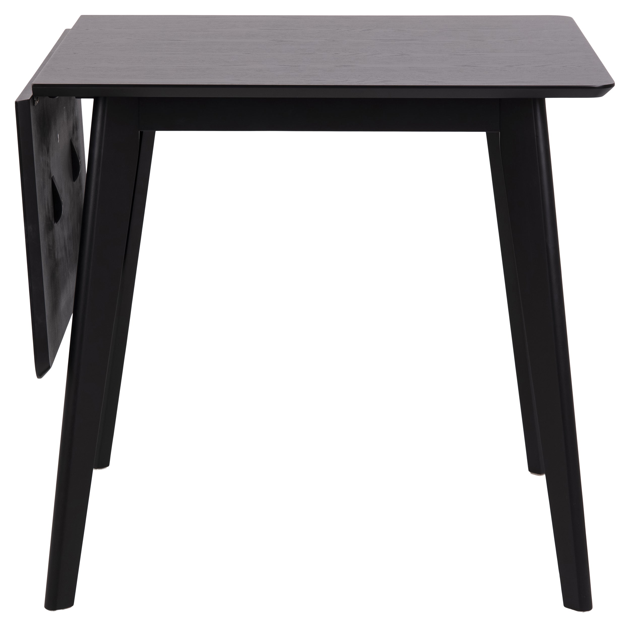 Stół do jadalni rozkładany Gemirro 80-120x80 cm dąb czarny fornir