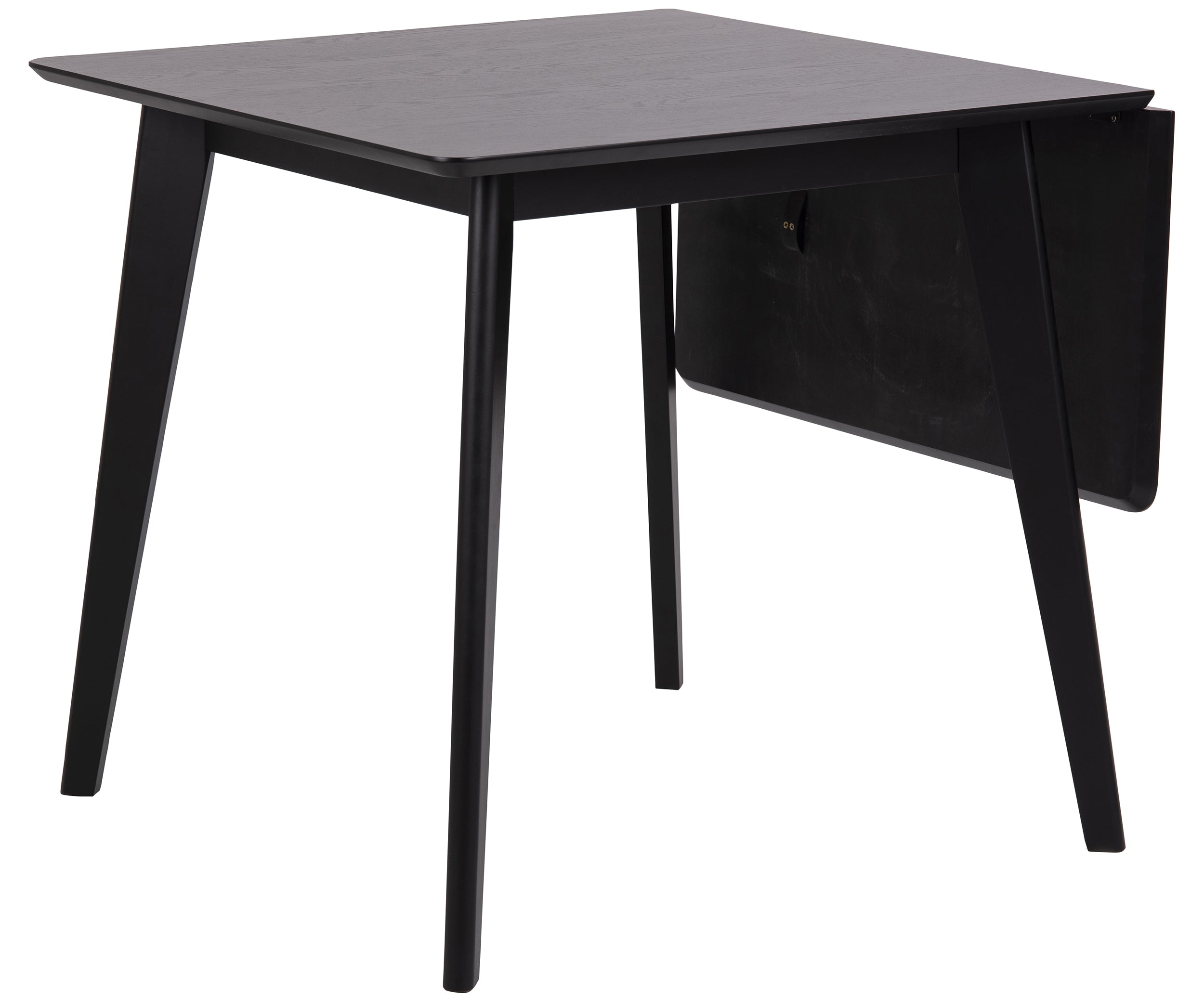 Stół do jadalni rozkładany Gemirro 80-120x80 cm dąb czarny fornir