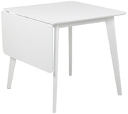 Stół do jadalni rozkładany Gemirro 80-120x80 cm biały