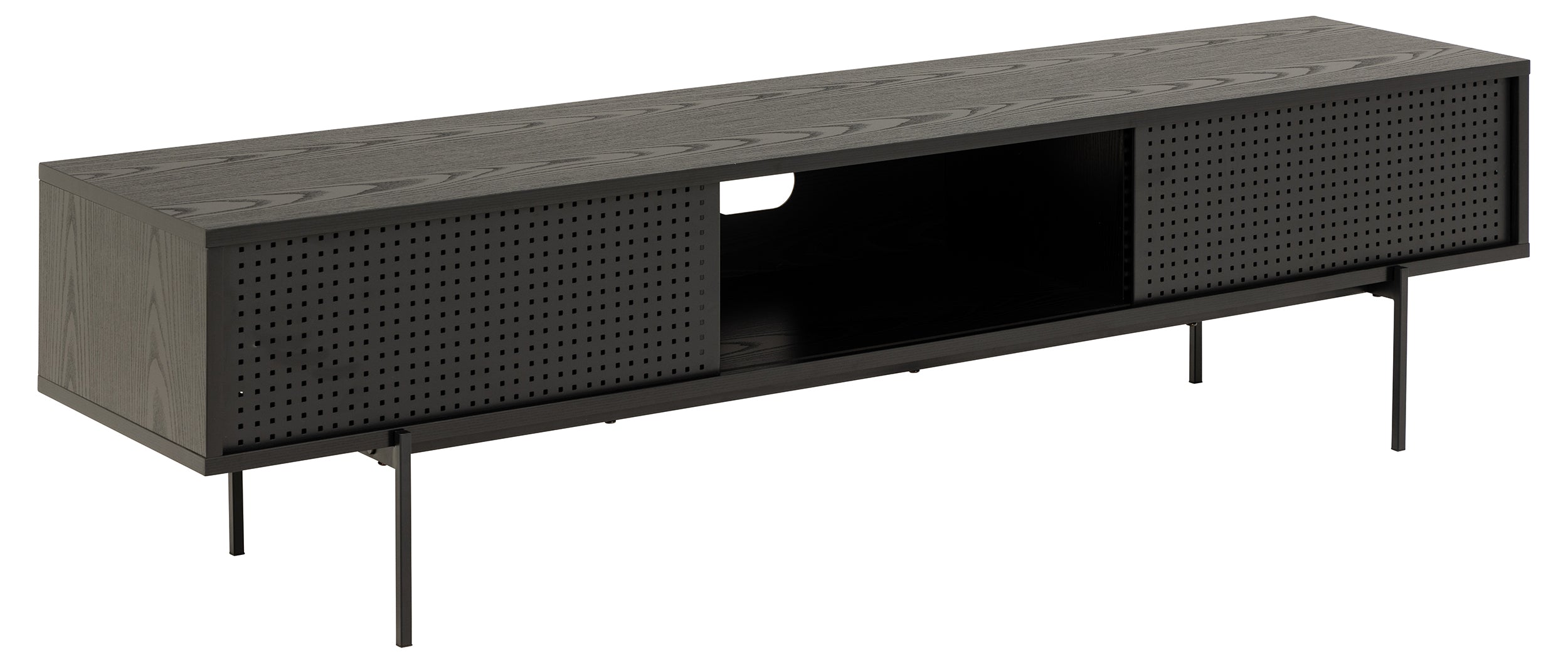 Szafka RTV Santov 180 cm czarna