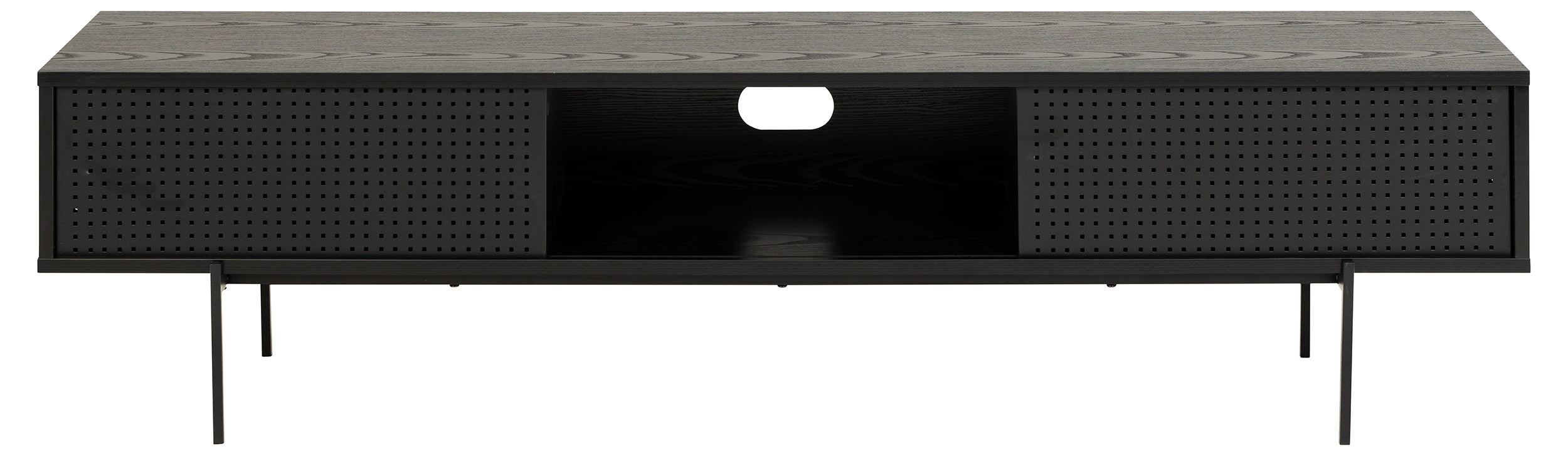 Szafka RTV Santov 180 cm czarna