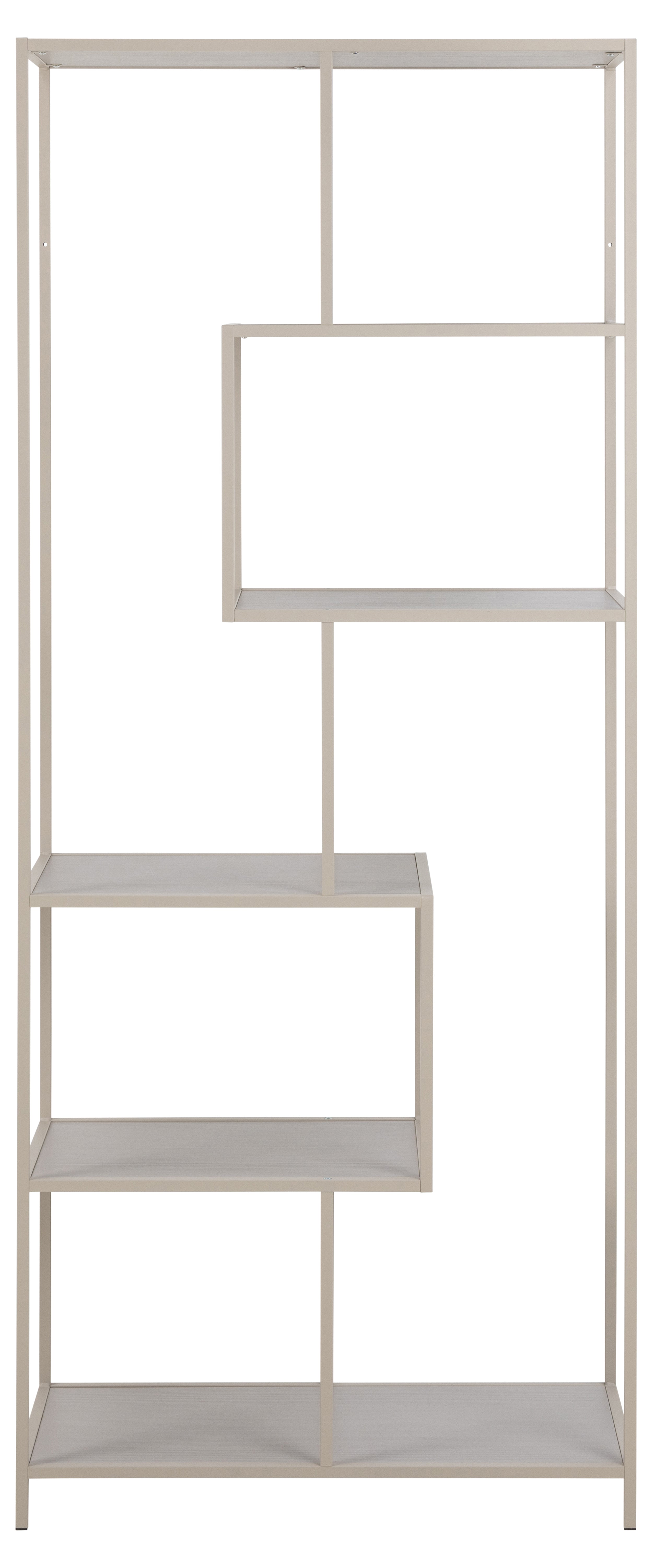 Regał Seaford 77 cm beżowy