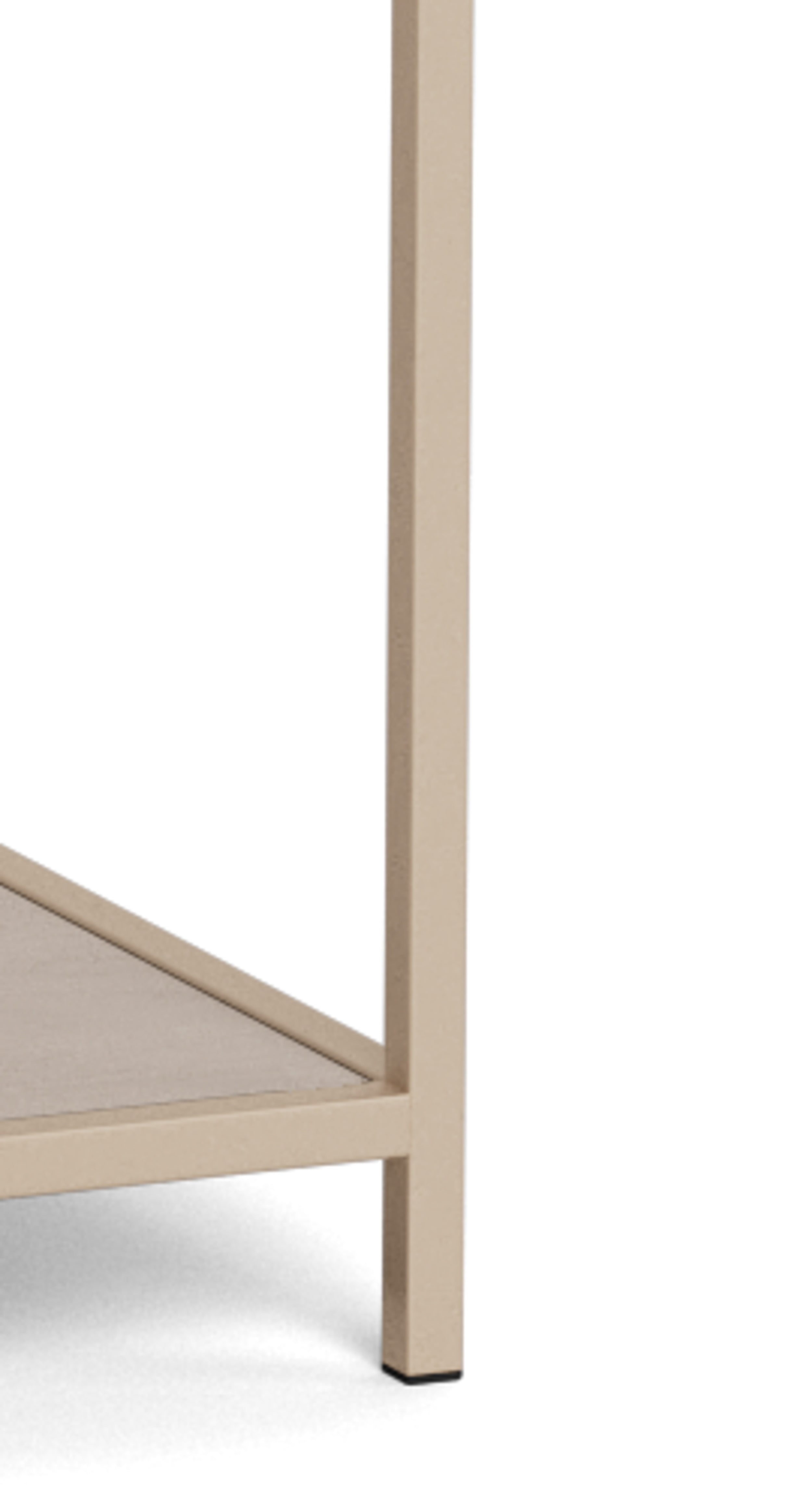 Regał Seaford 77 cm beżowy lamele