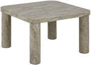 Stolik kawowy Sorisel 60x60 cm szary marmur