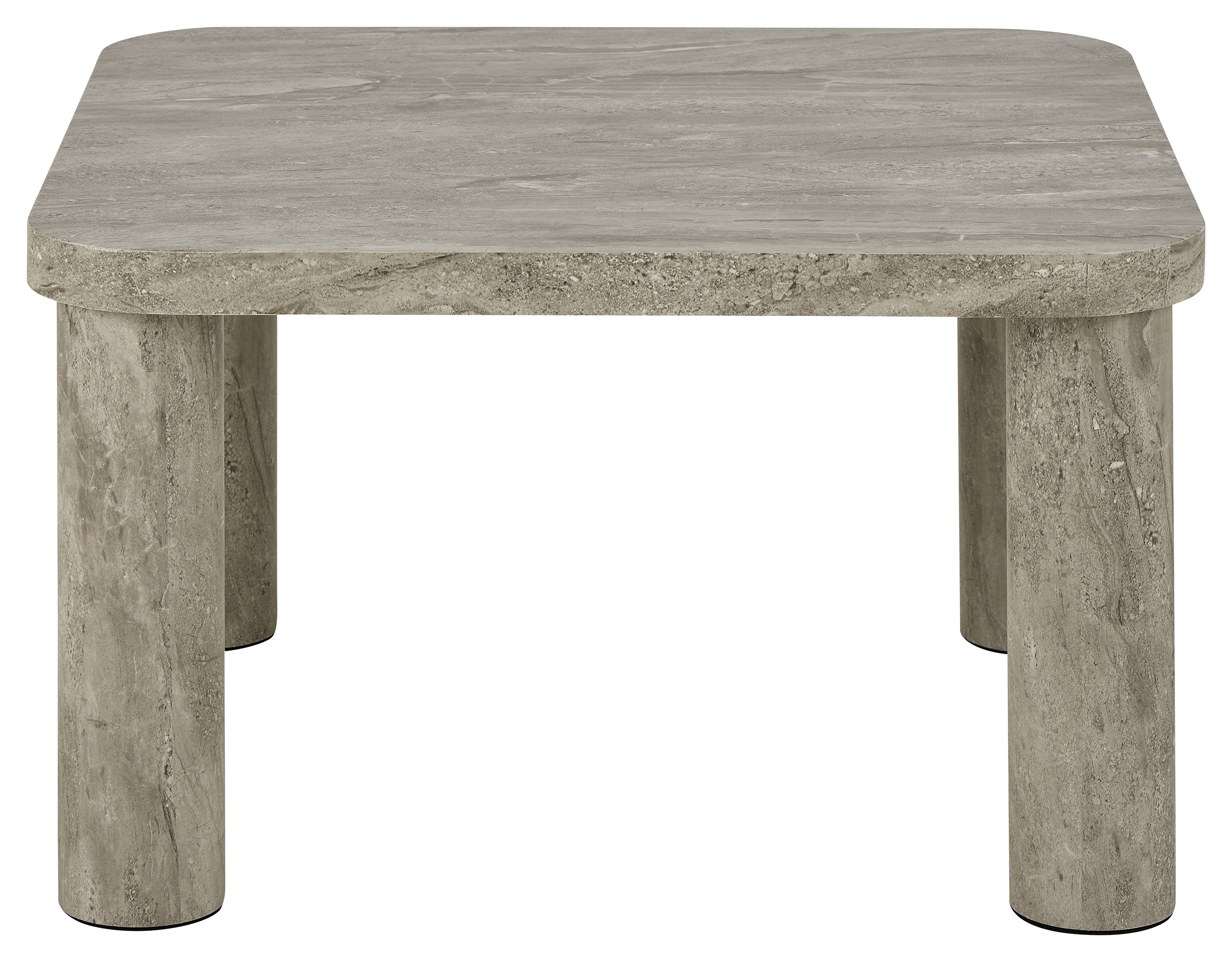 Stolik kawowy Sorisel 60x60 cm szary marmur
