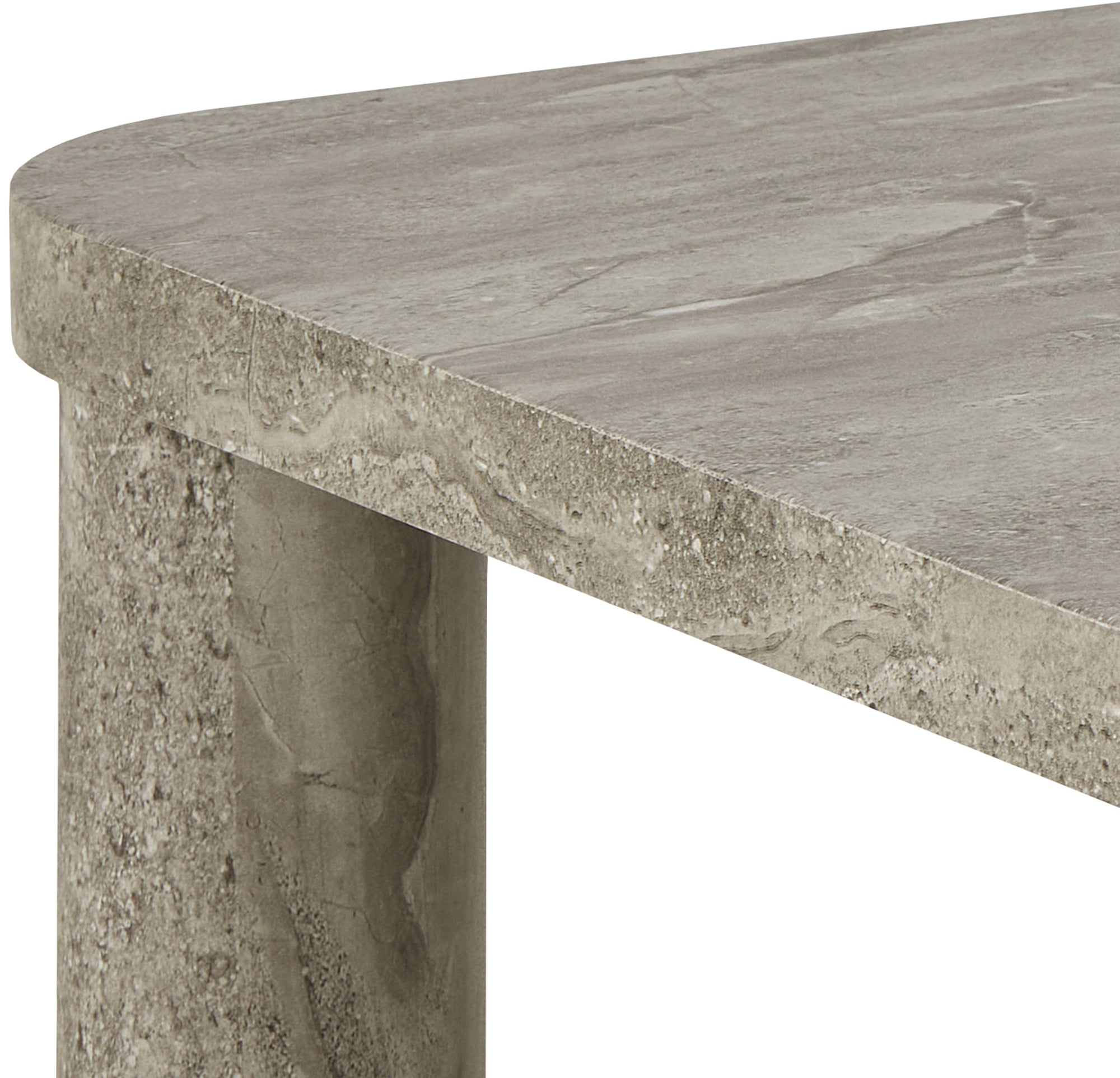 Stolik kawowy Sorisel 60x60 cm szary marmur