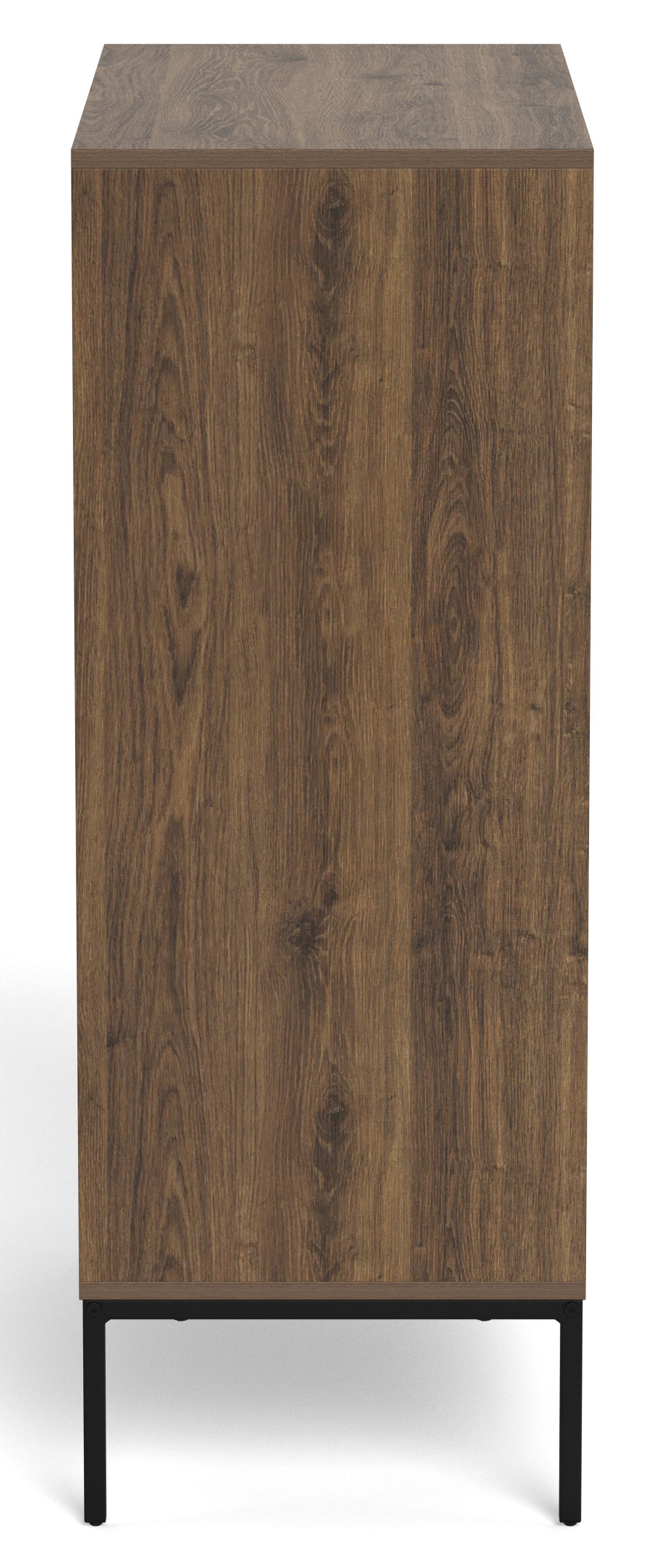 Komoda Palmdale z trzema szufladami 80 cm dąb palony