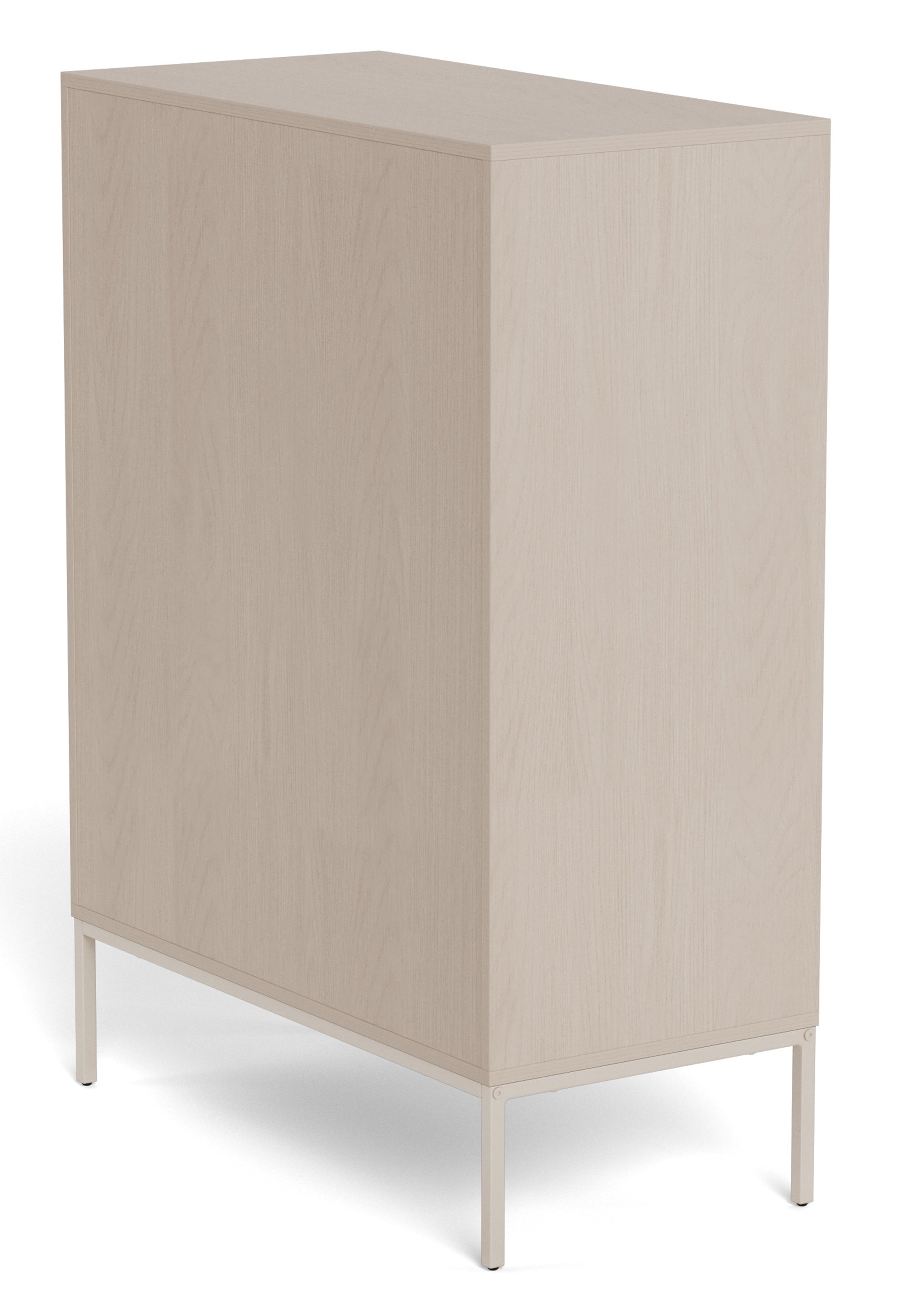 Komoda Palmdale z trzema szufladami 80 cm dąb bielony