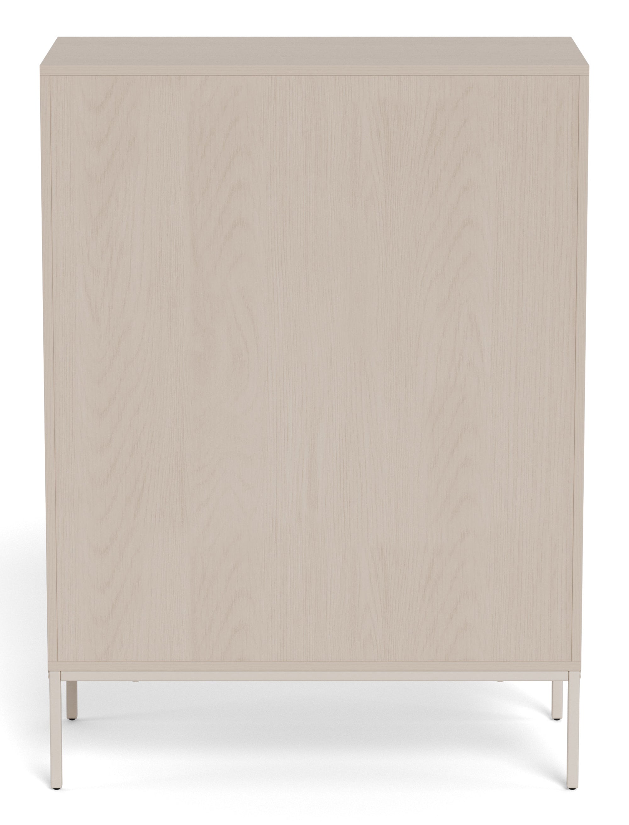 Komoda Palmdale z trzema szufladami 80 cm dąb bielony