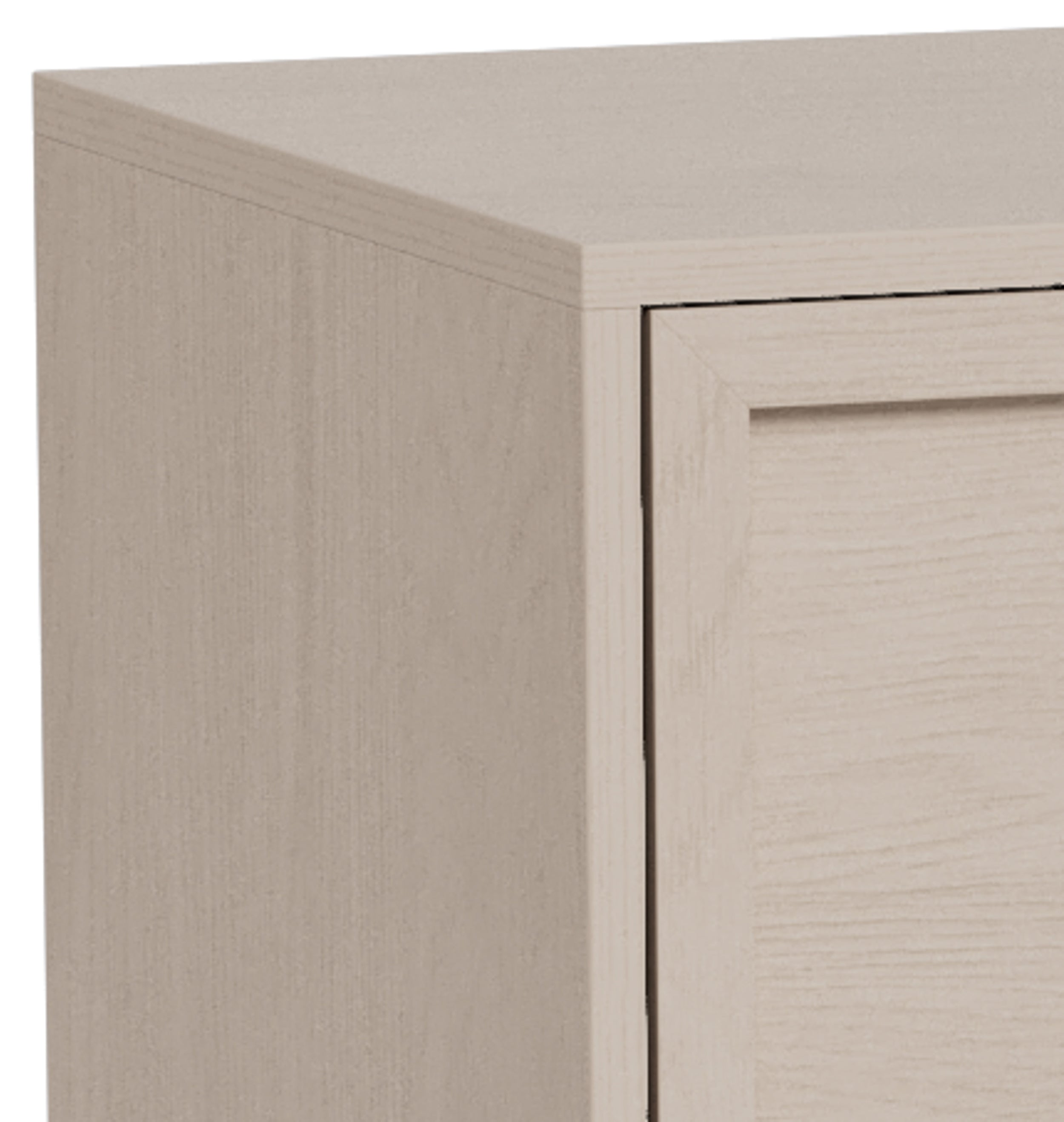 Komoda Palmdale z trzema szufladami 80 cm dąb bielony
