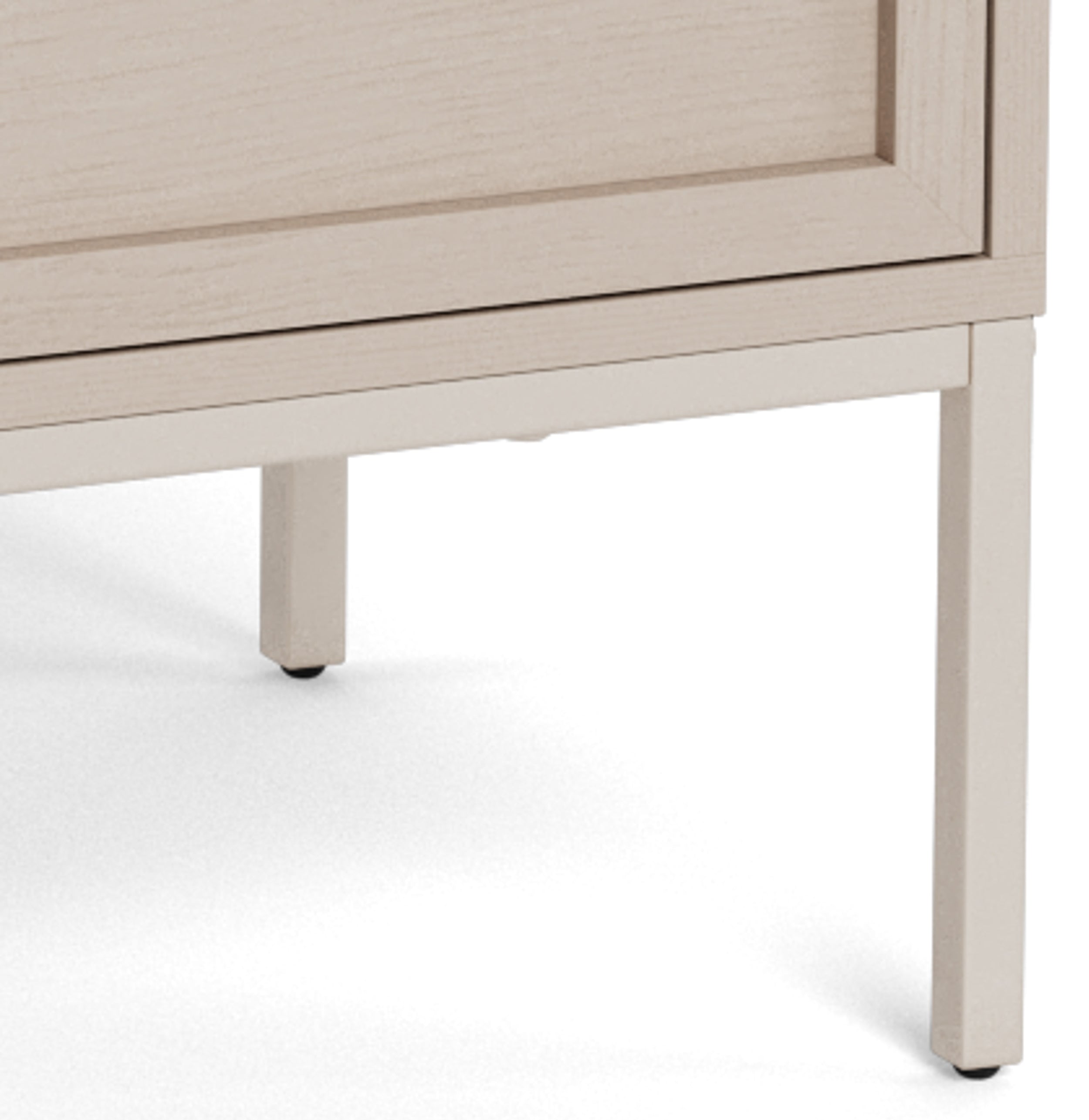Komoda Palmdale z trzema szufladami 80 cm dąb bielony