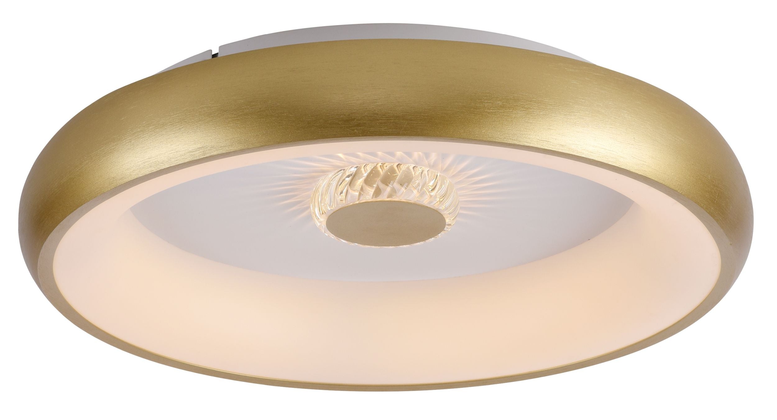 Plafon Vertigo LED matowy mosiądz