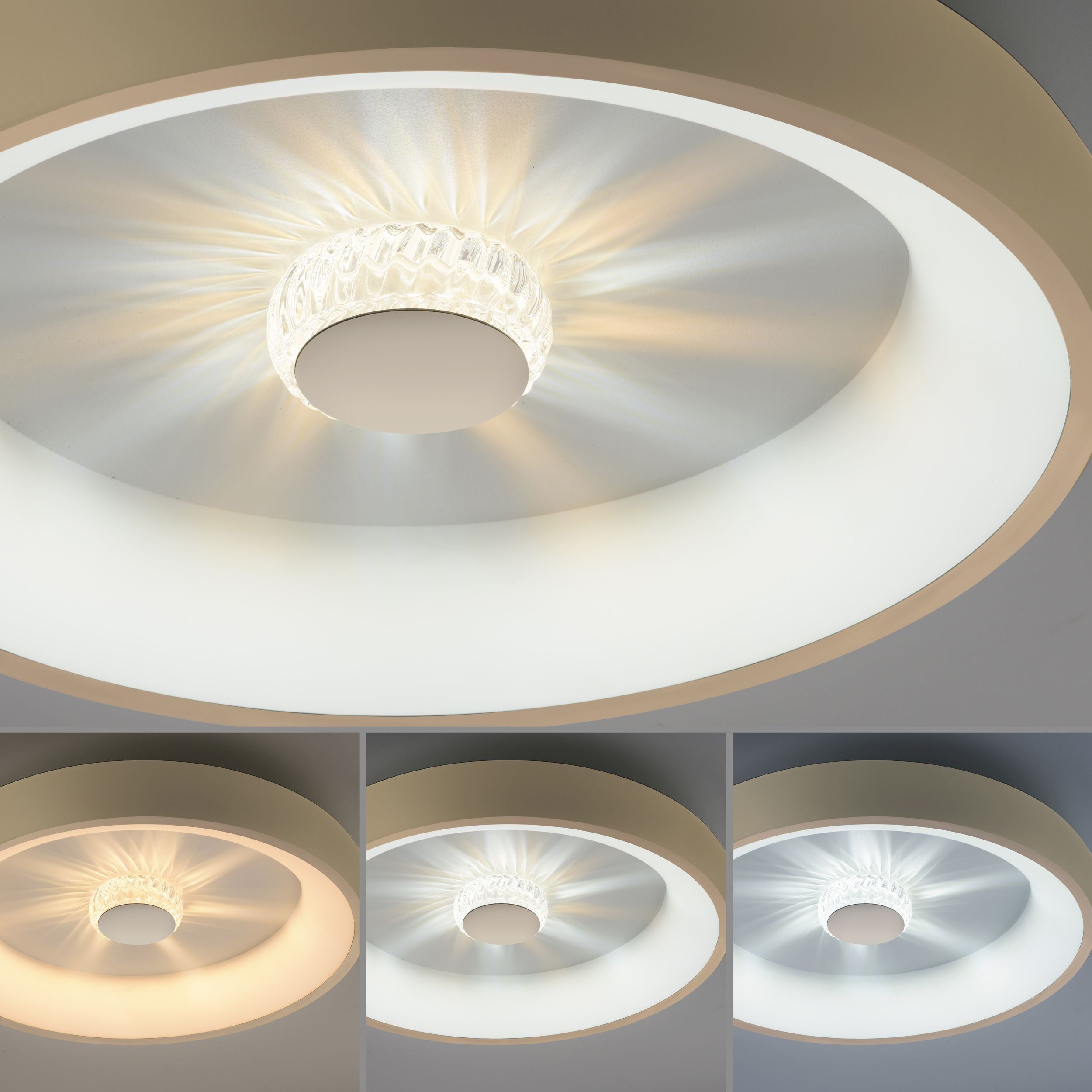 Plafon Vertigo LED matowy mosiądz