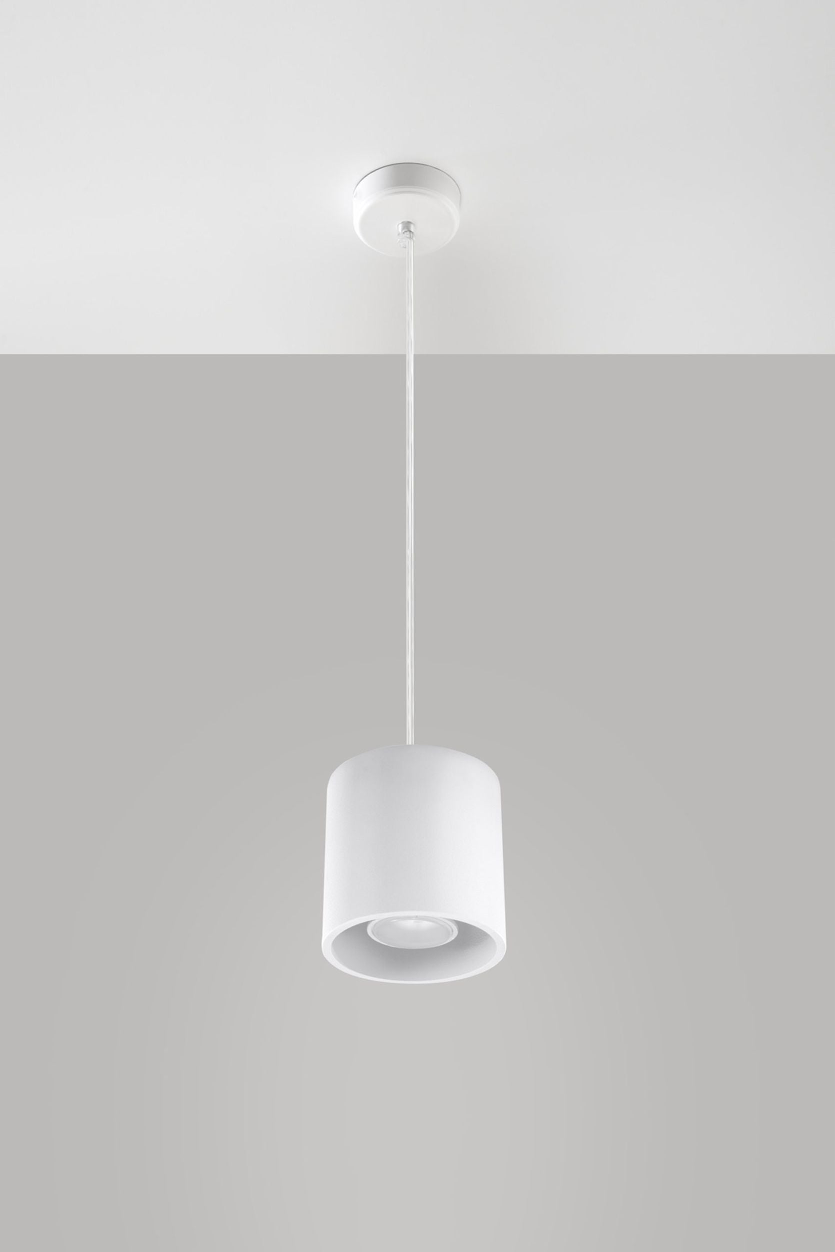 Lampa wisząca Obett średnica 10 cm x1 biały