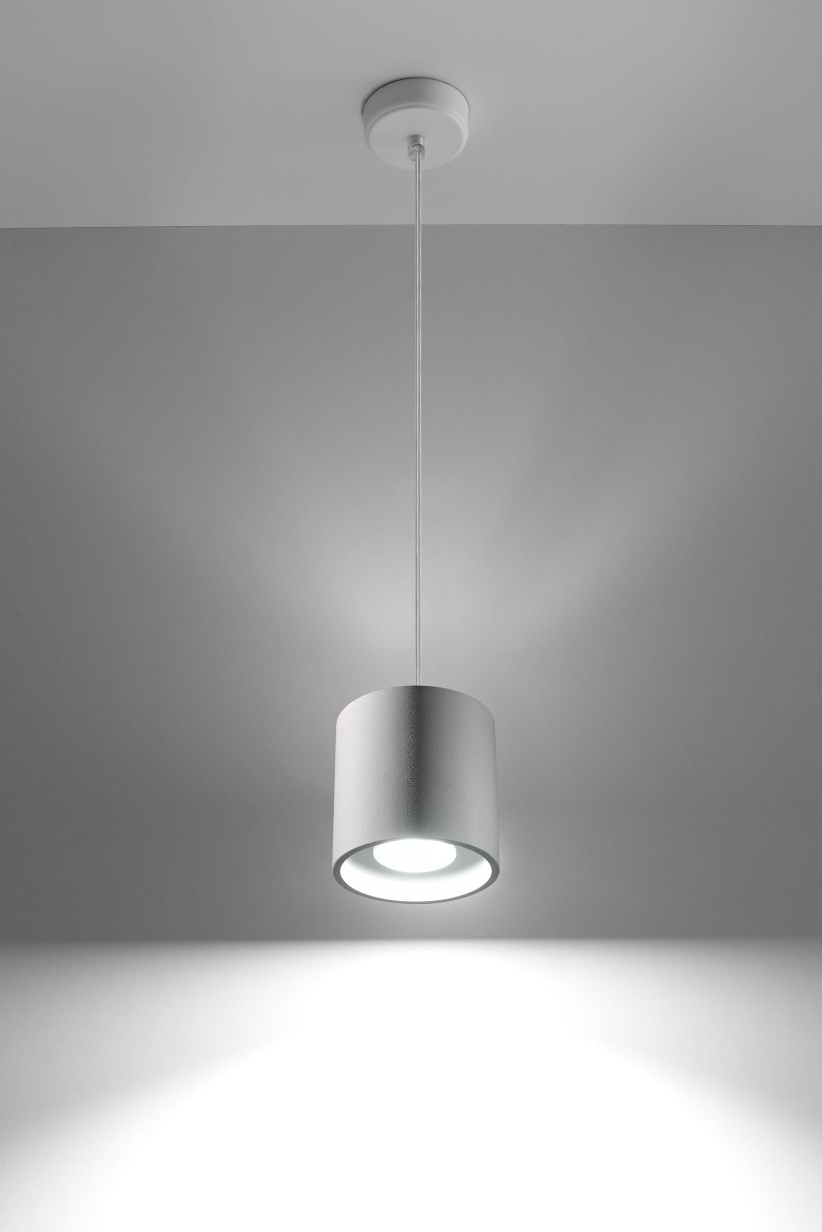 Lampa wisząca Obett średnica 10 cm x1 biały