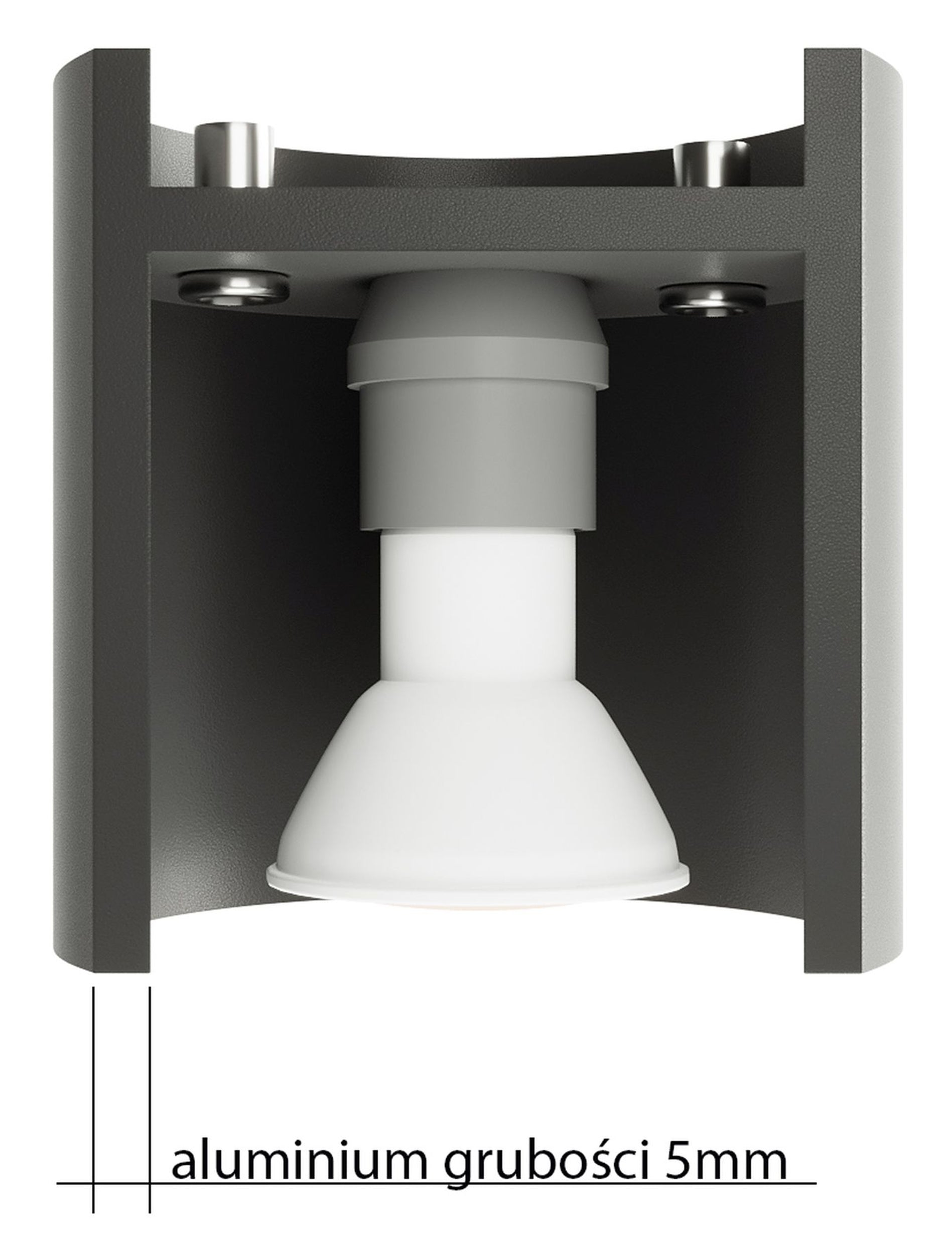 Lampa wisząca Obett średnica 10 cm x1 biały