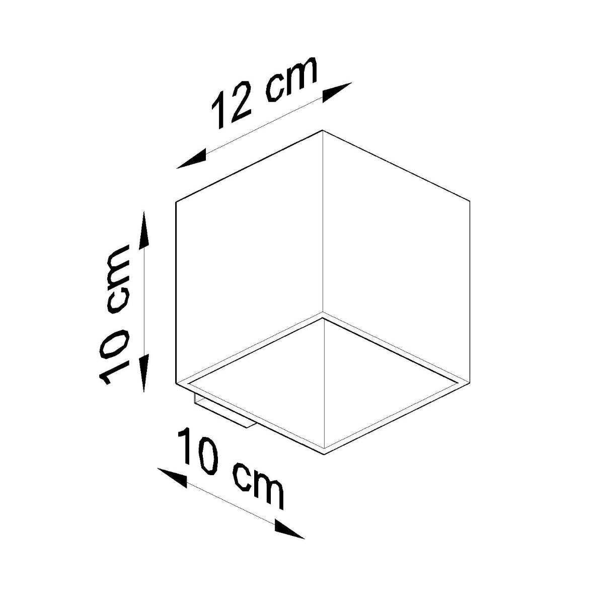 Kinkiet Quad 1 szary