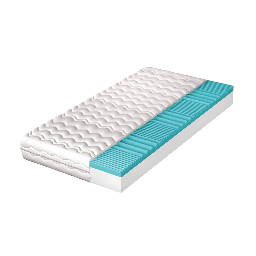 Materac piankowy 75x180 cm Kronno dwustronny, 7 stref twardości, hipoalergiczny