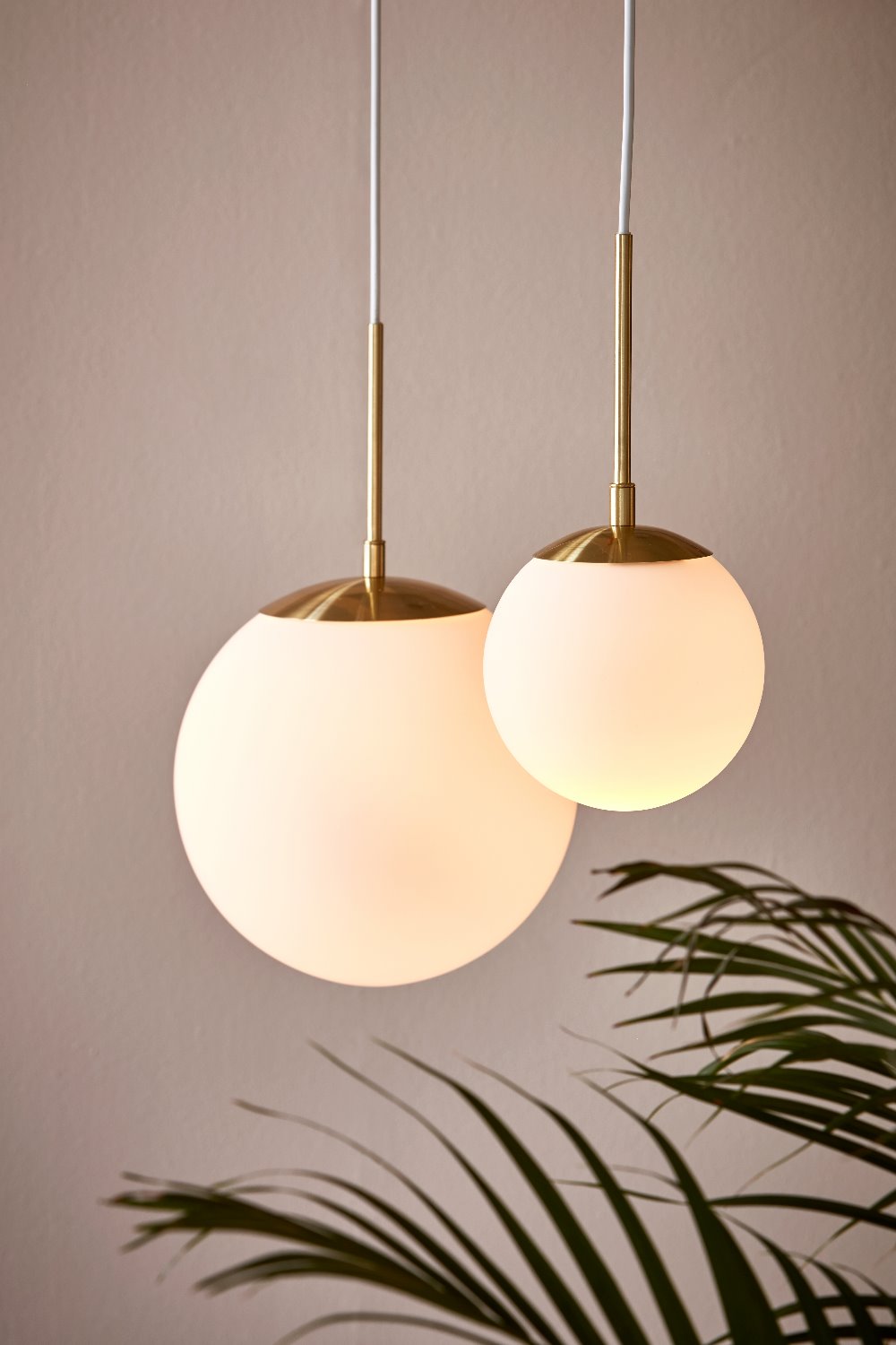 Lampa wisząca Grant średnica 15 cm biało-złota