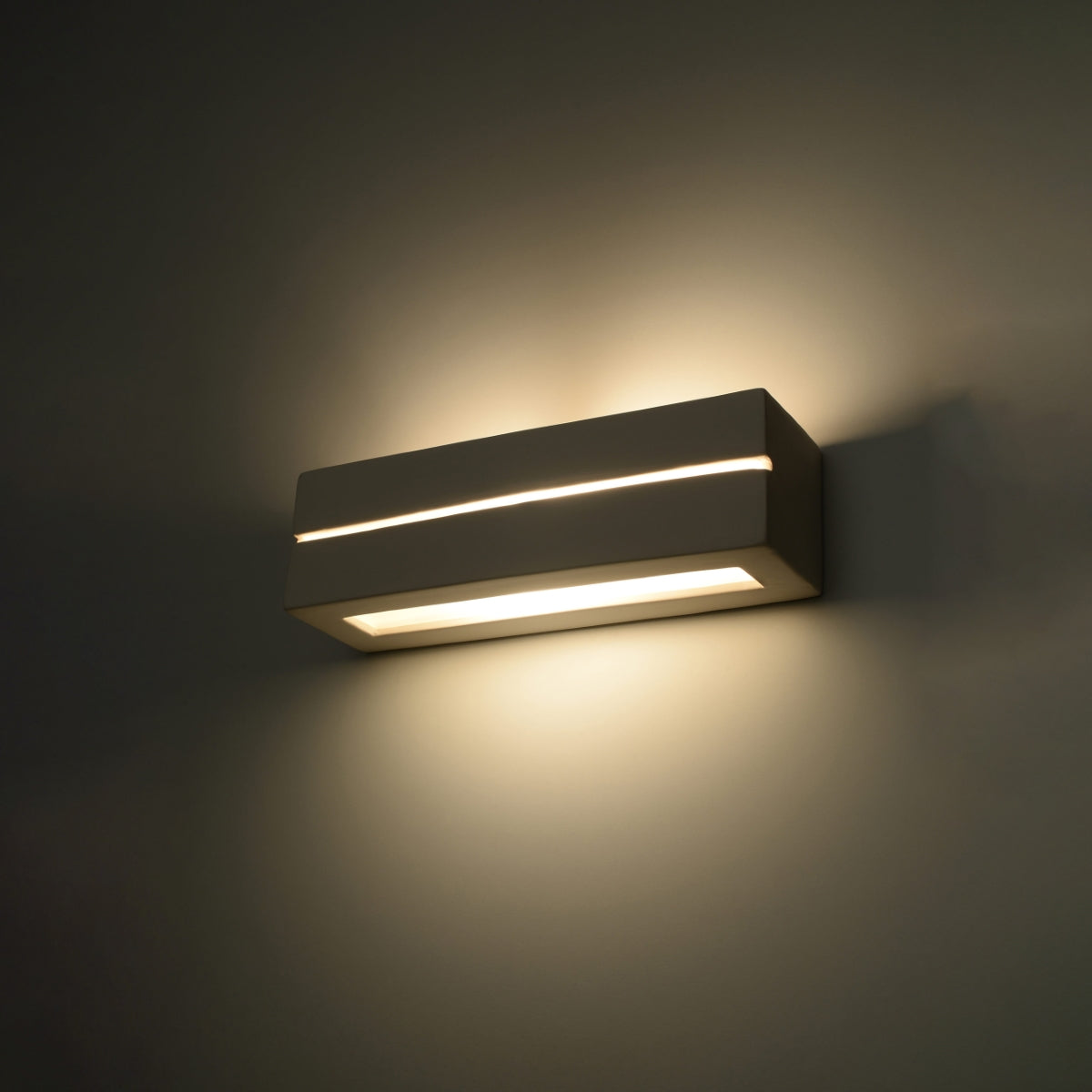 Kinkiet ceramiczny Vega Line biały