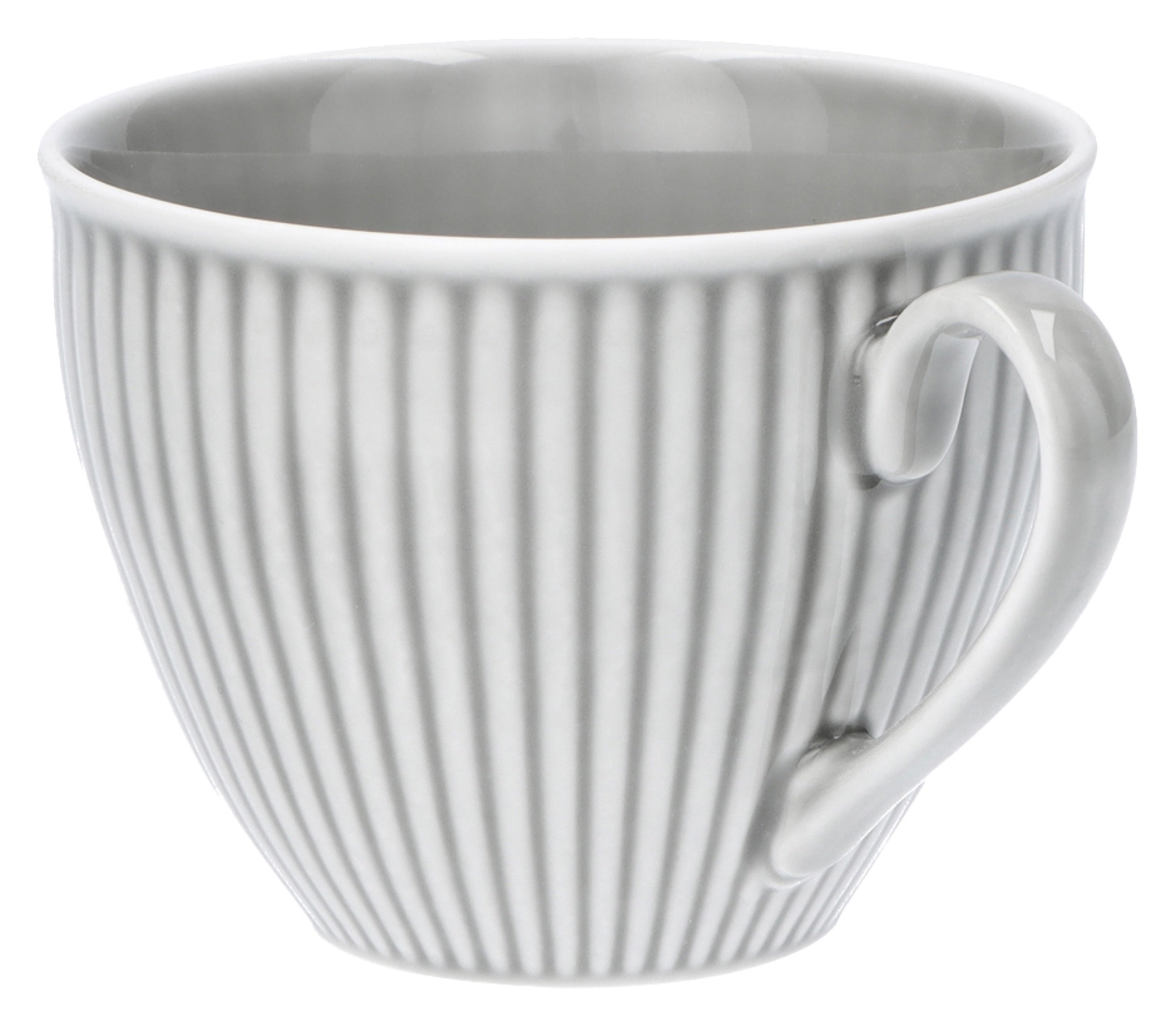 Filiżanka porcelanowa Dalia 320 ml szara