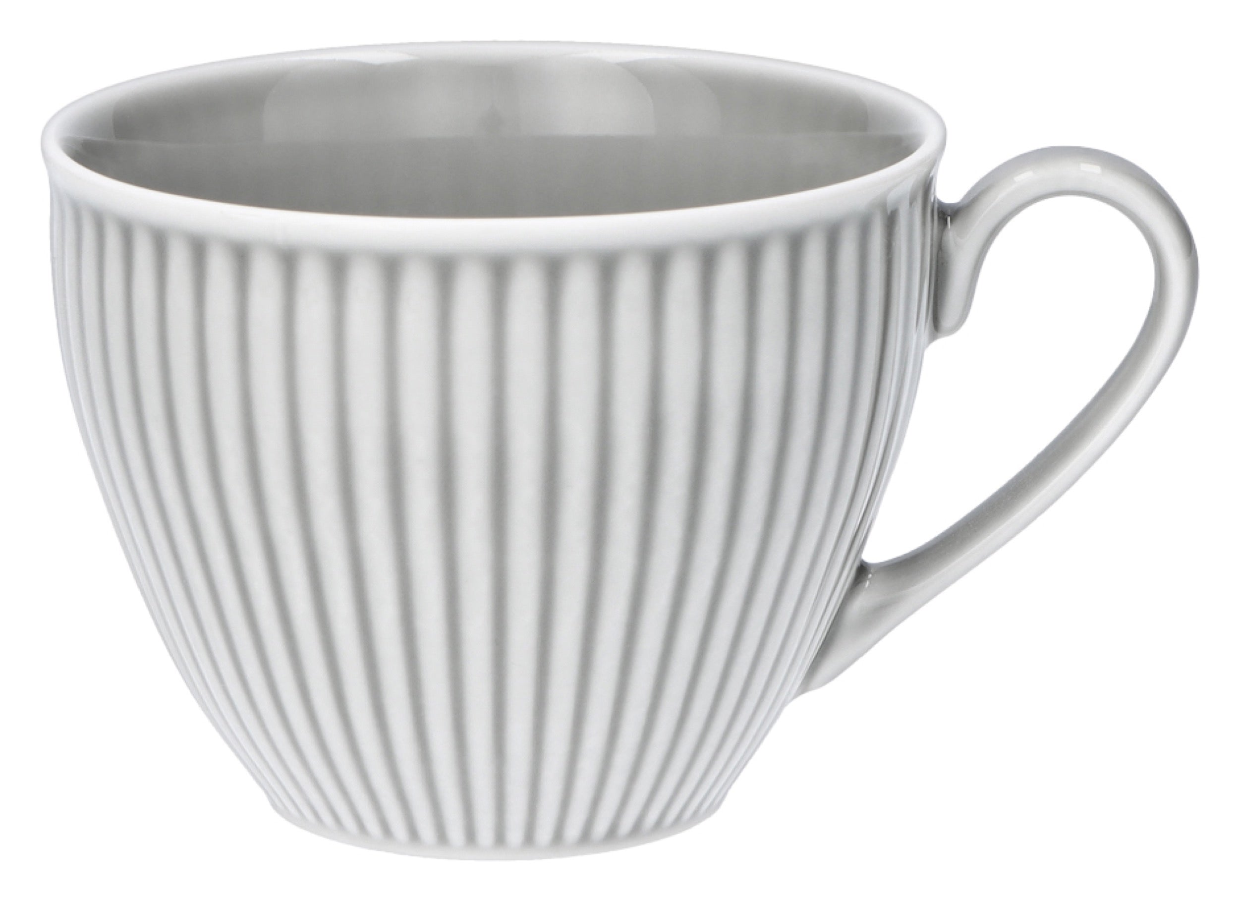 Filiżanka porcelanowa Dalia 320 ml szara