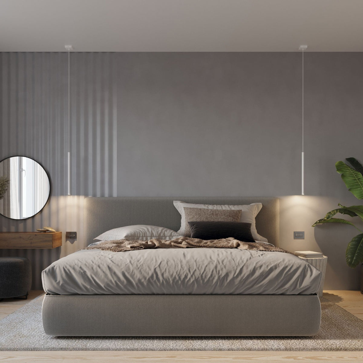 Lampa wisząca Pastelo 1 biała