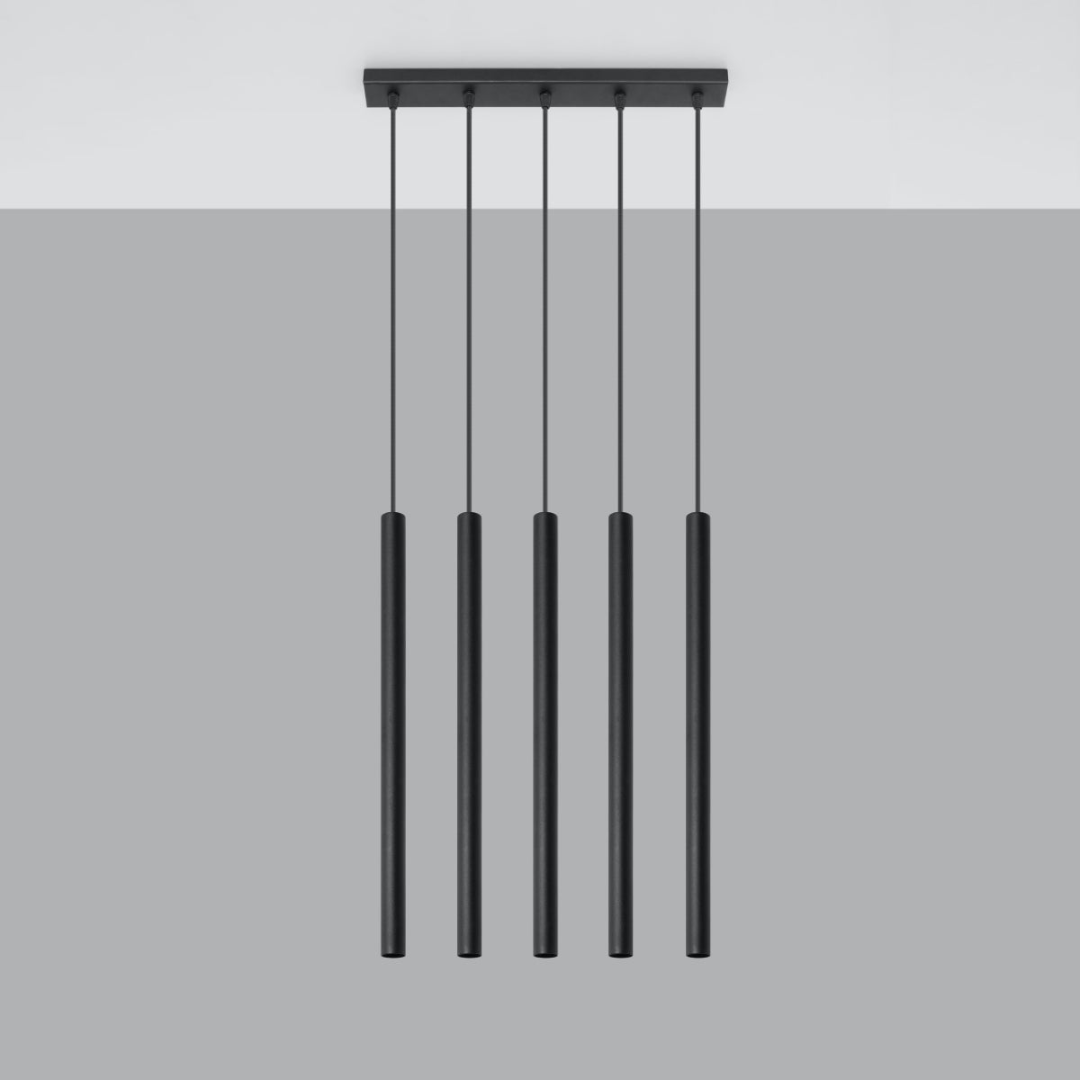 Lampa wisząca Pastelo 5 czarna