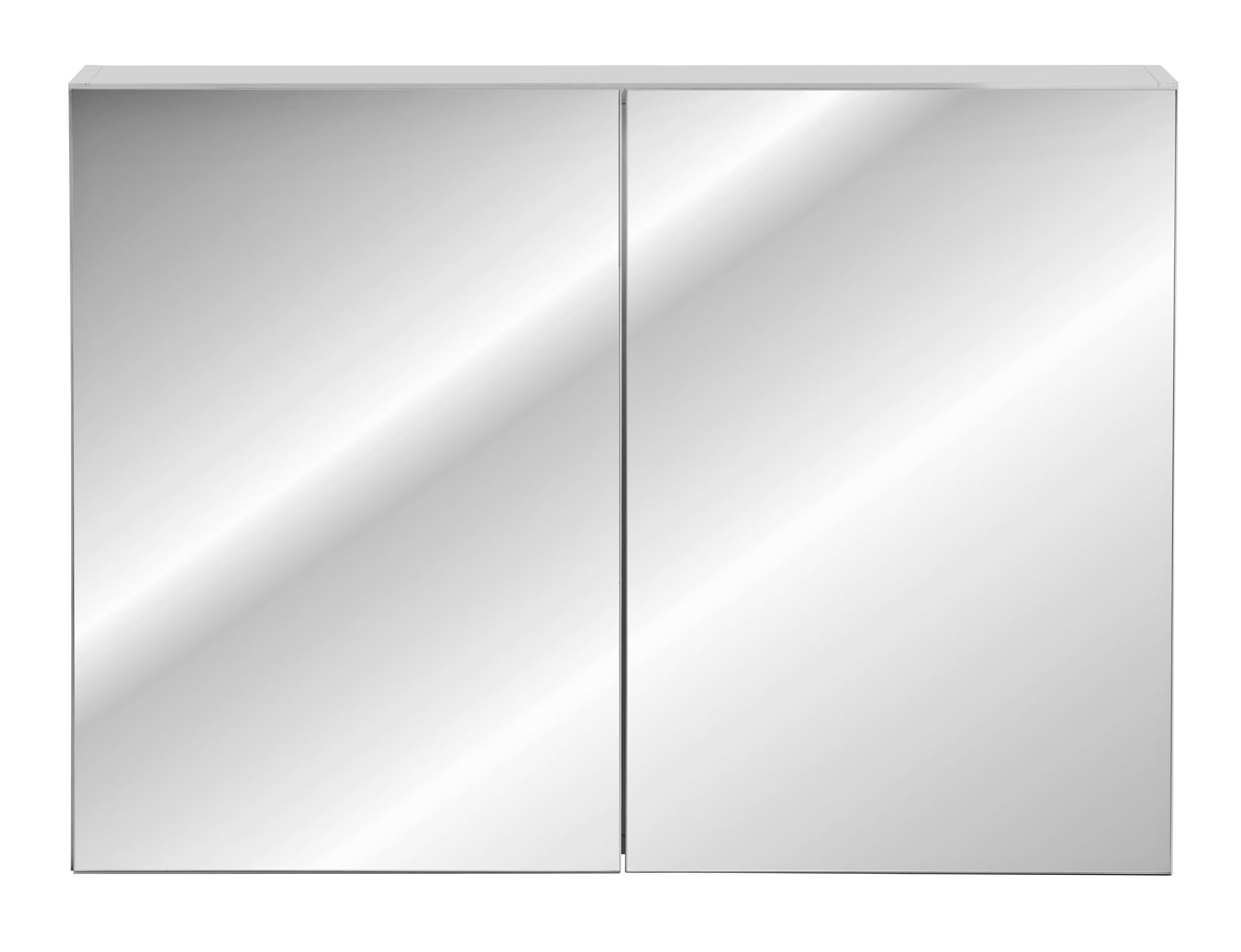 Szafka wisząca Jamarti z lustrem 90 cm biała
