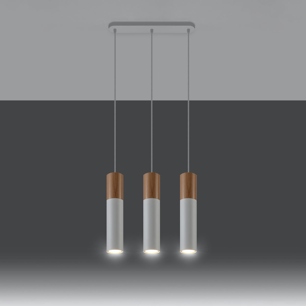 Lampa wisząca Pablo 3L biała