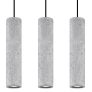 Lampa wisząca Luvo 3L beton