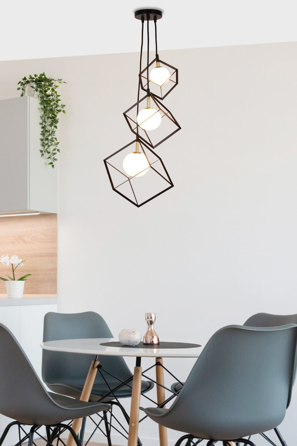 Lampa wisząca Erlanti x3 kaskada
