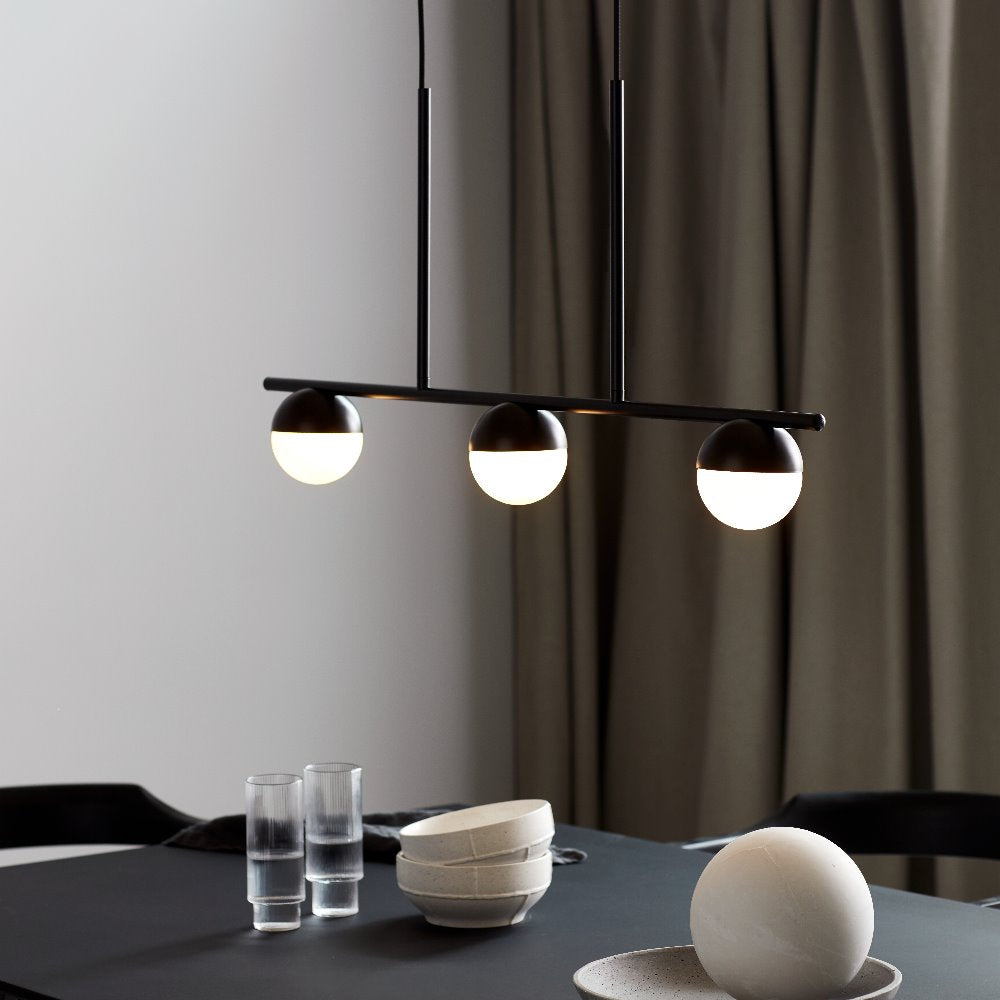 Lampa wisząca Contina x3 czarna