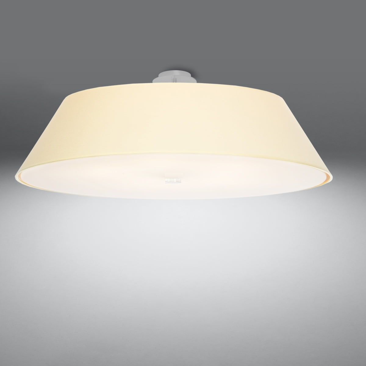 Plafon Vega 70 cm biały