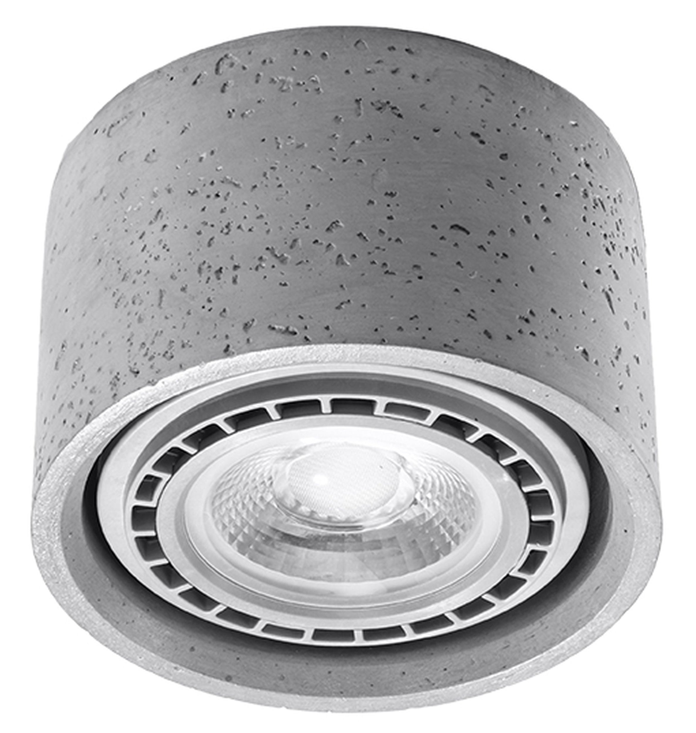 Spot tuba Obett ⌀14 cm beton