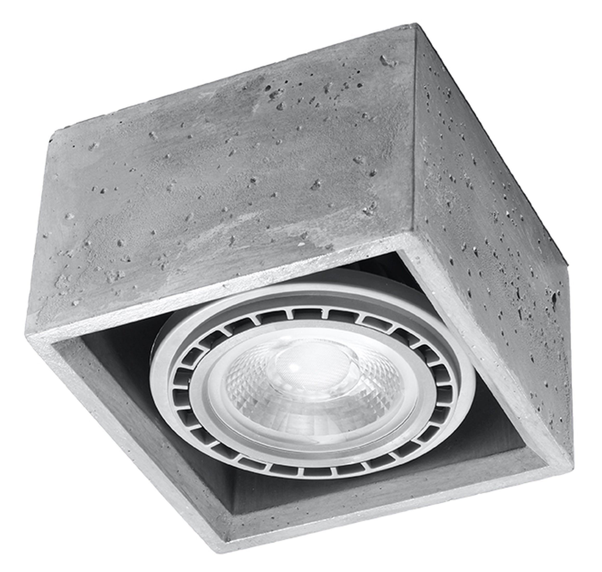 Plafon Obett 14x14x9 cm x1 beton