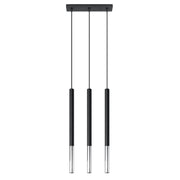 Lampa wisząca Mozaica 3L czarny/chrom