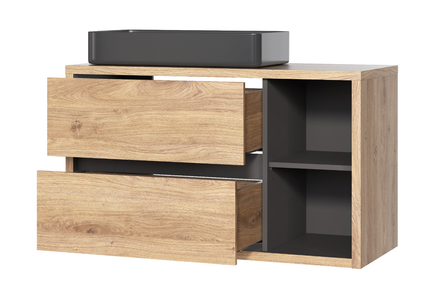 Szafka pod umywalkę Netime 100 cm wisząca