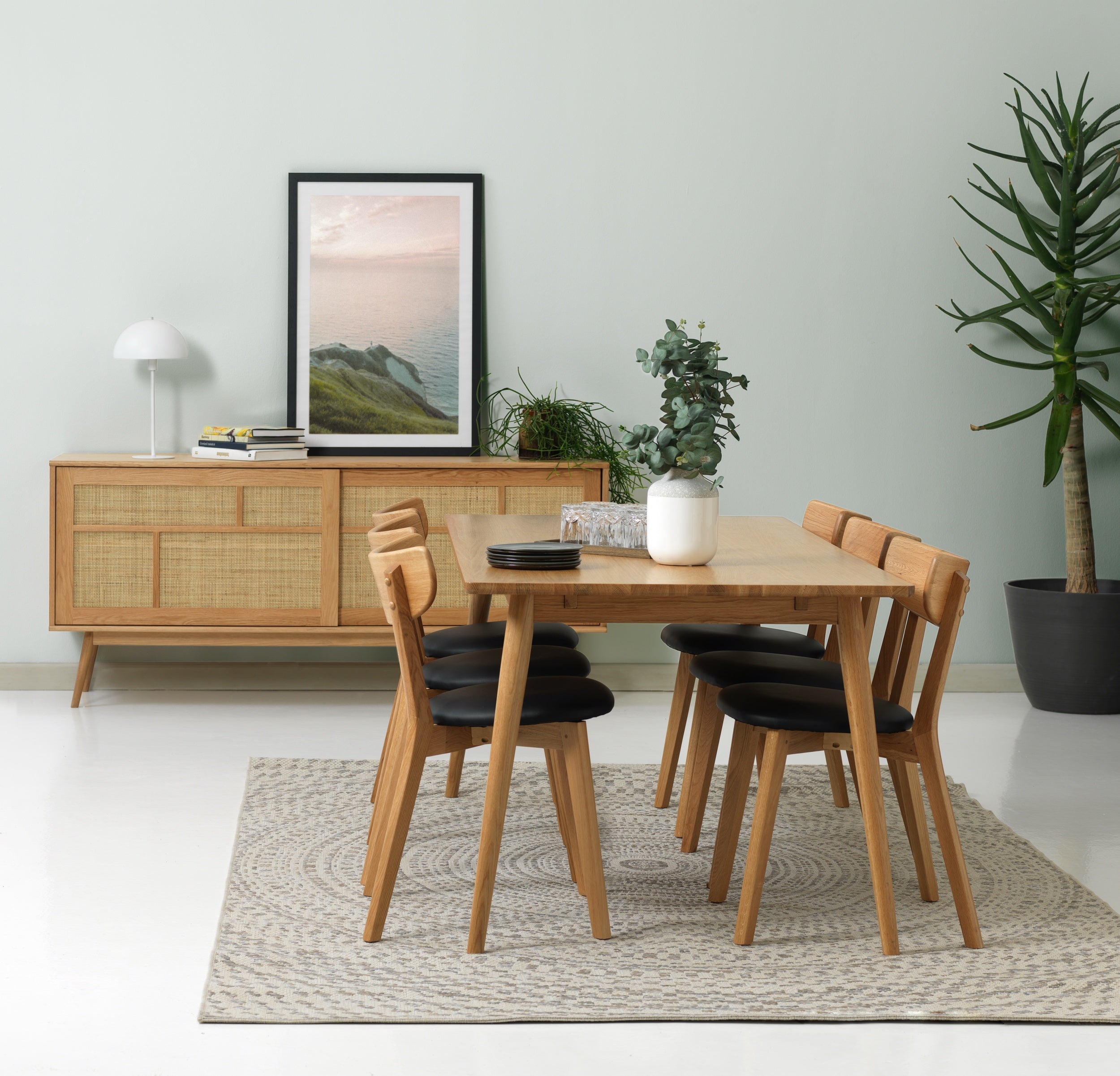 Stół do jadalni Visimmy 90x190 cm dąb