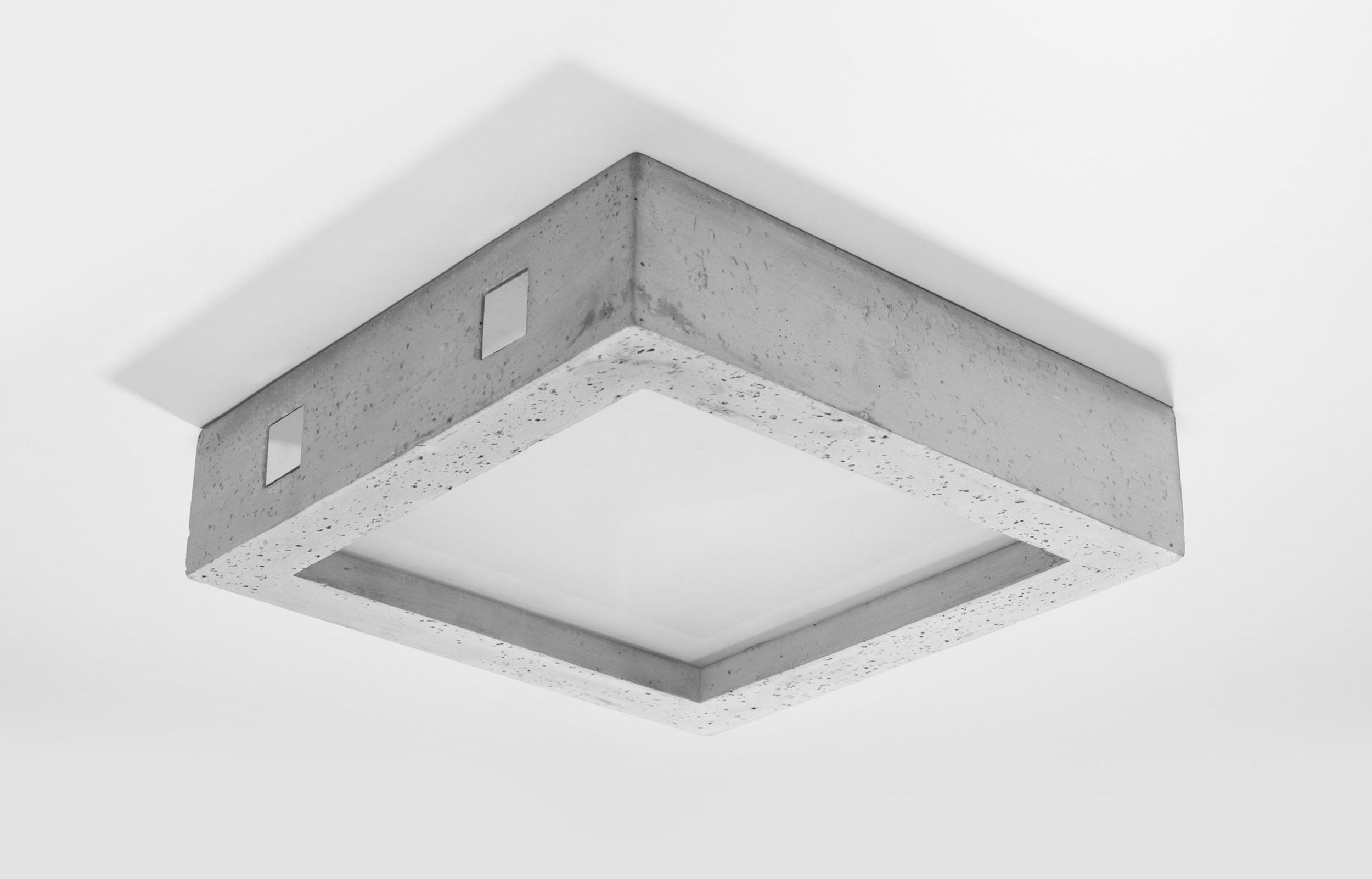 Plafon LED Obett 33x33x8 cm beton
