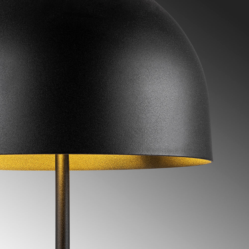 Lampa stołowa Biesta półkole średnica 24 cm czarna