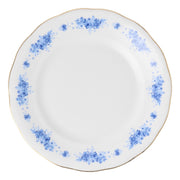 Talerz płytki porcelanowy Alaska 19 cm biało-niebieski