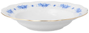Talerz głęboki porcelanowy Alaska 26 cm biało-niebieski