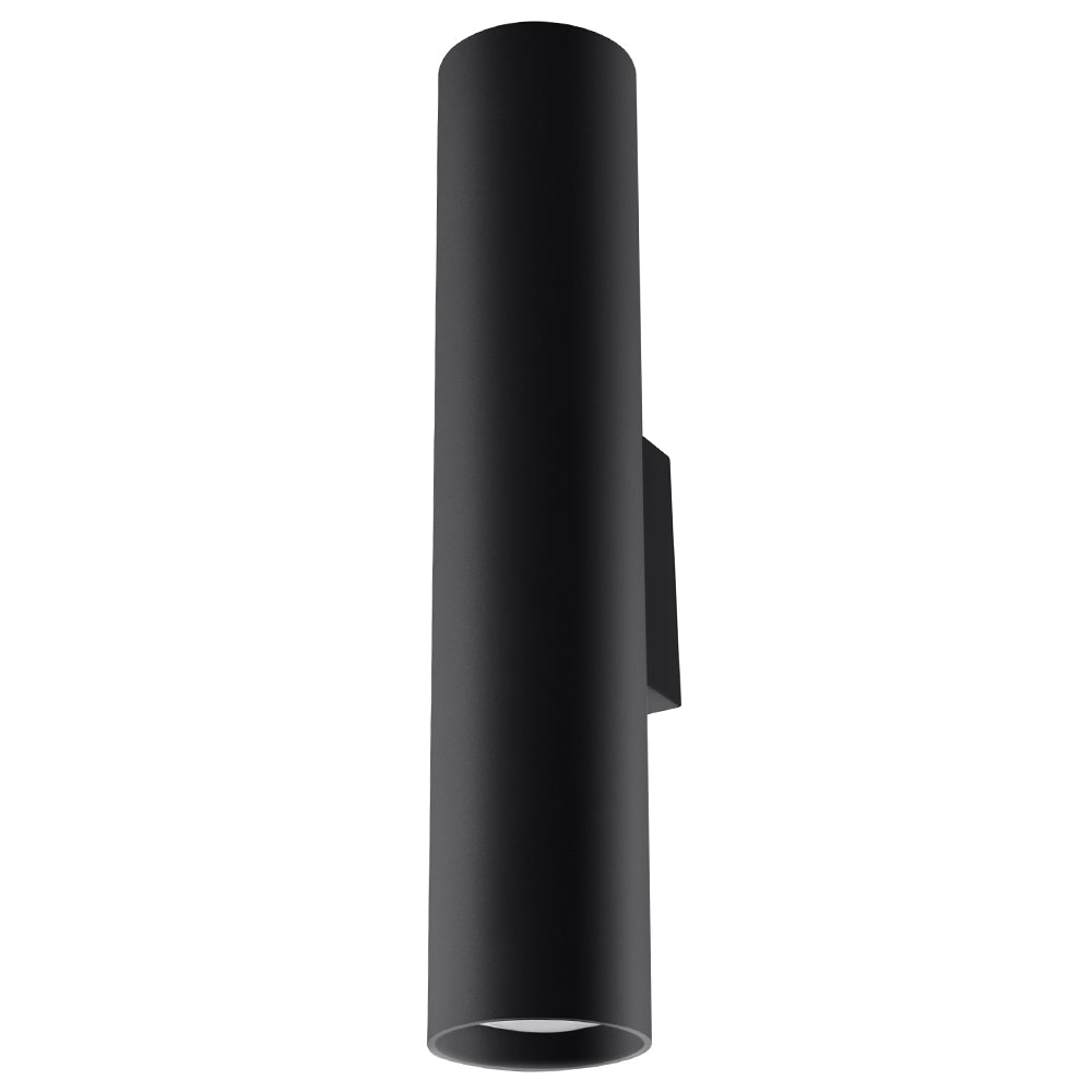 Kinkiet ścienny Lagga średnica 6 cm czarny