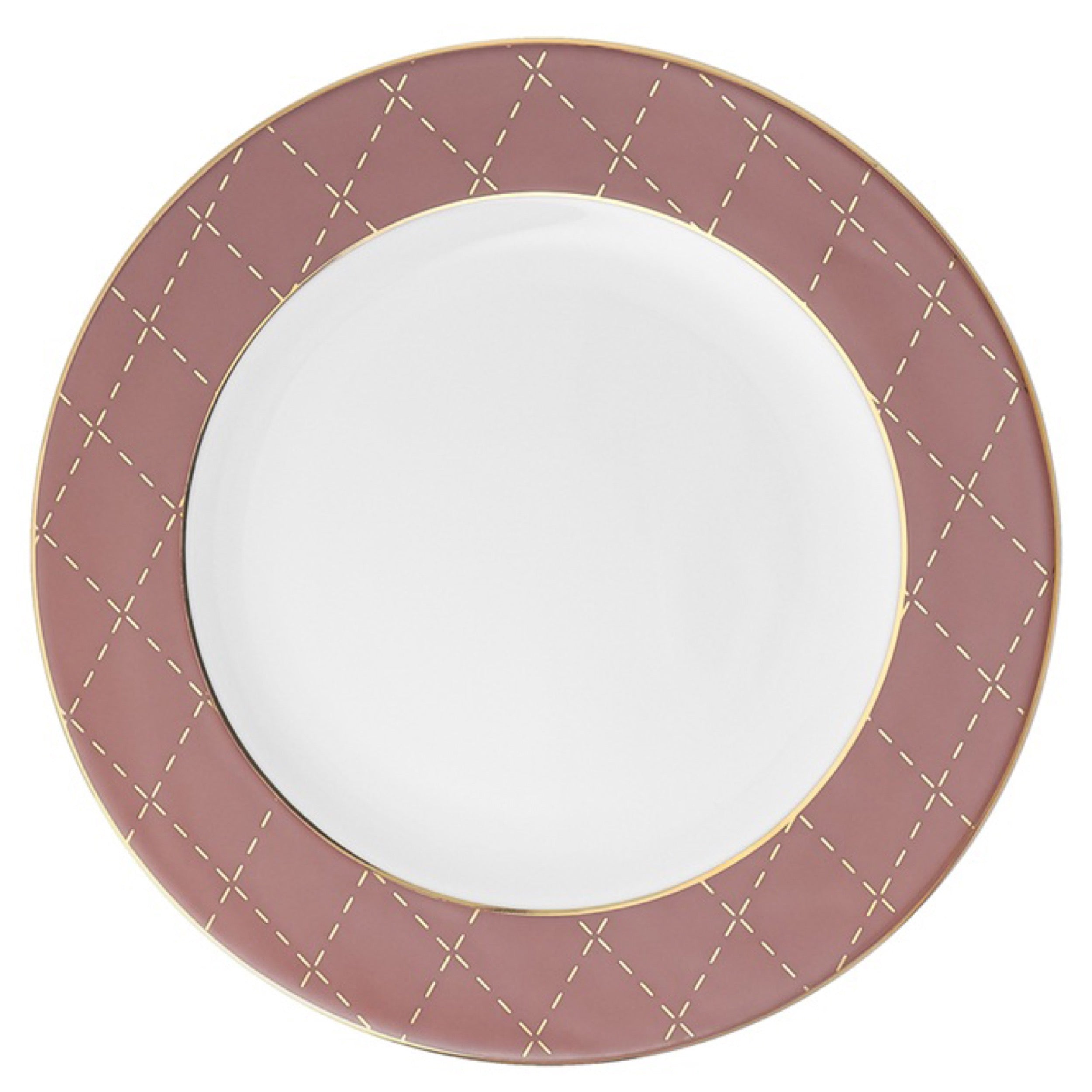 Zestaw talerzy porcelanowych dla 6 os. Jenny mokka