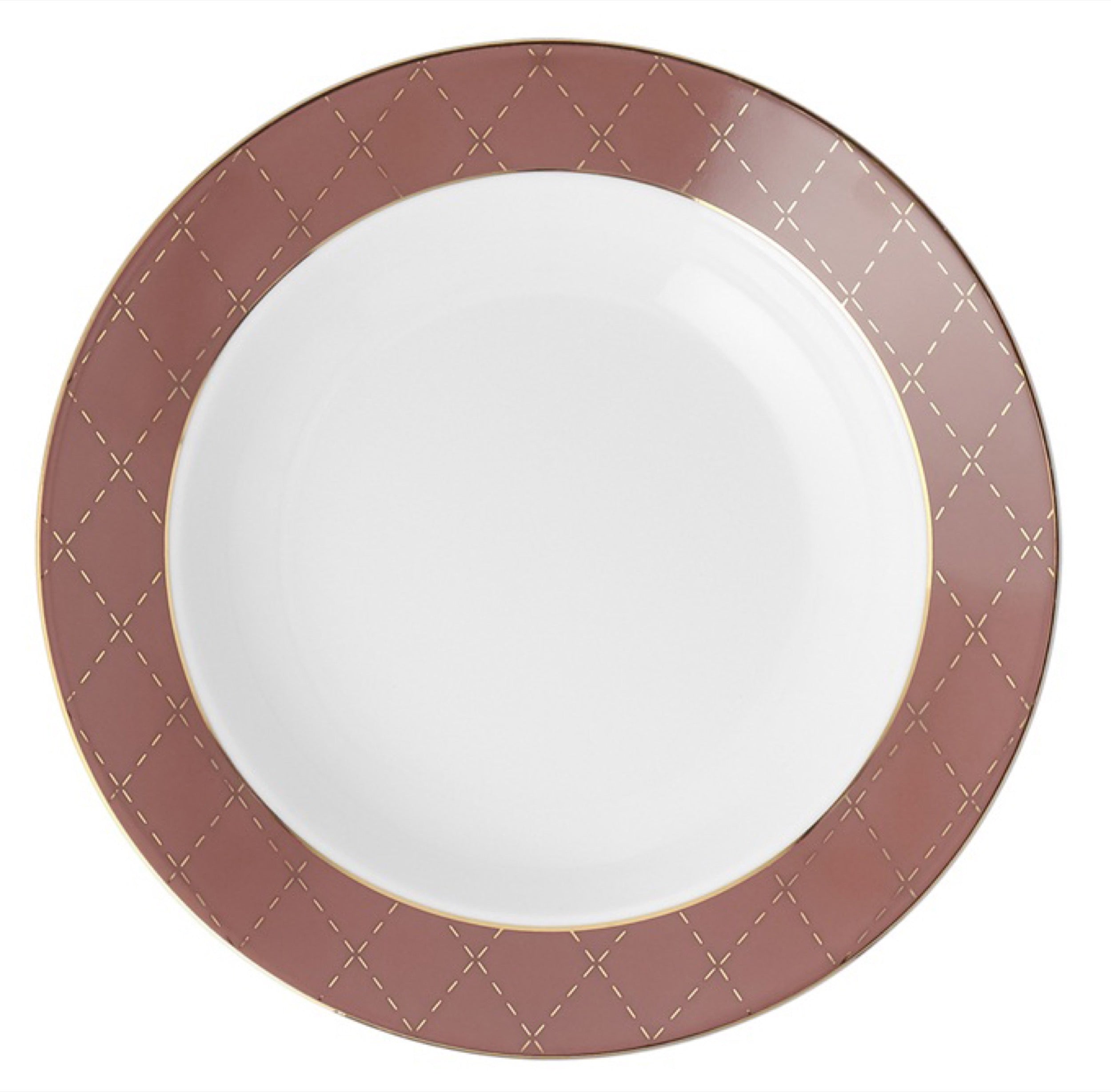Zestaw talerzy porcelanowych dla 6 os. Jenny mokka