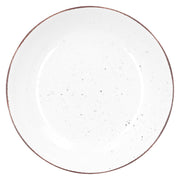 Zestaw talerzy porcelanowych dla 6 os. City biało-brązowy