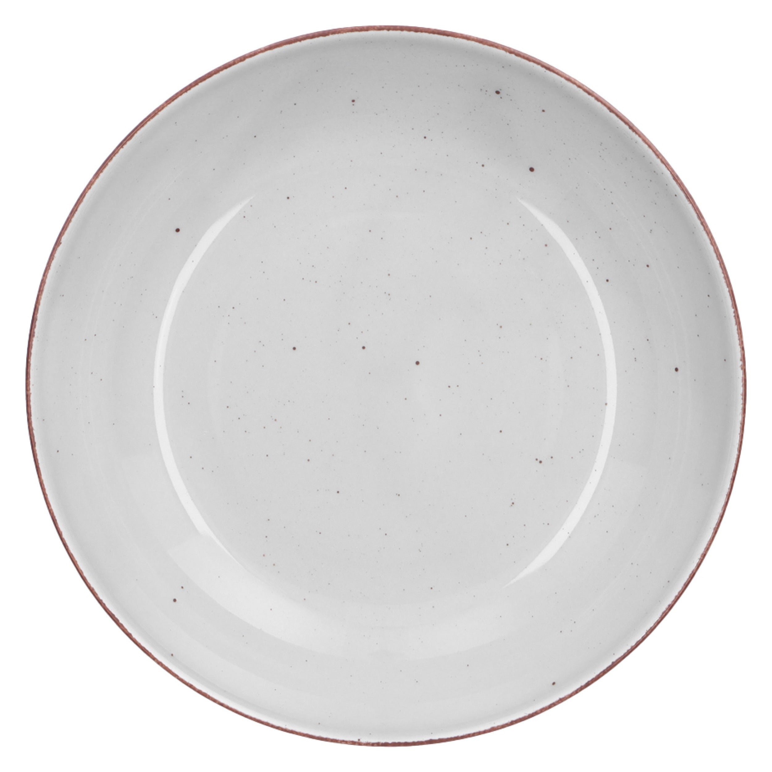 Zestaw talerzy porcelanowych dla 6 os. City jasnoszary